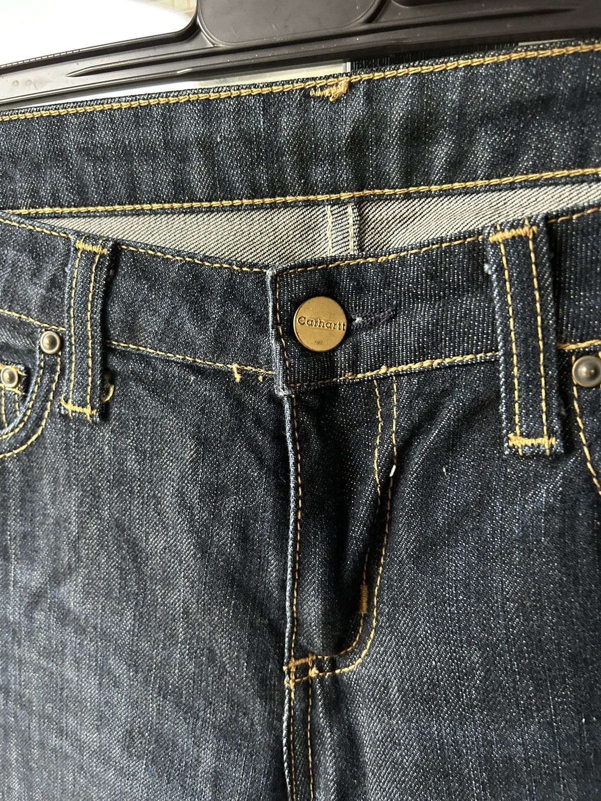 Carhartt × Carhartt Wip Carhartt slim pant leather vintage Size US 28 / EU 44 - 8 Thumbnail