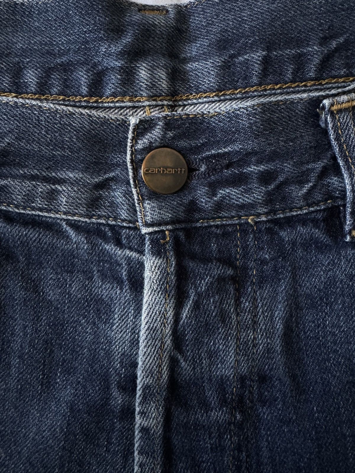 Carhartt 🔥🔥 Carhartt WIP Leyton Selvedge Jeans Size US 34 / EU 50 - 7 Thumbnail