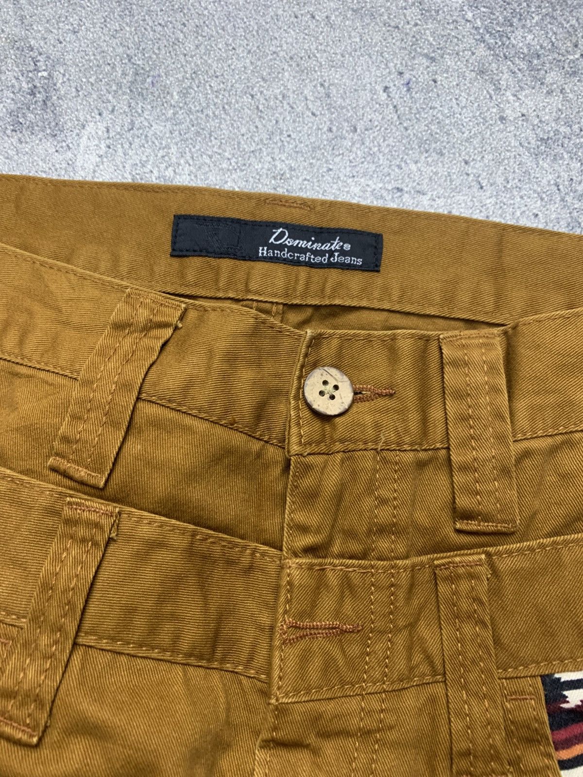 If Six Was Nine 🐍 2000s Dominate Japan Handcrafted Double Waist Pants Size US 32 / EU 48 - 7 Thumbnail
