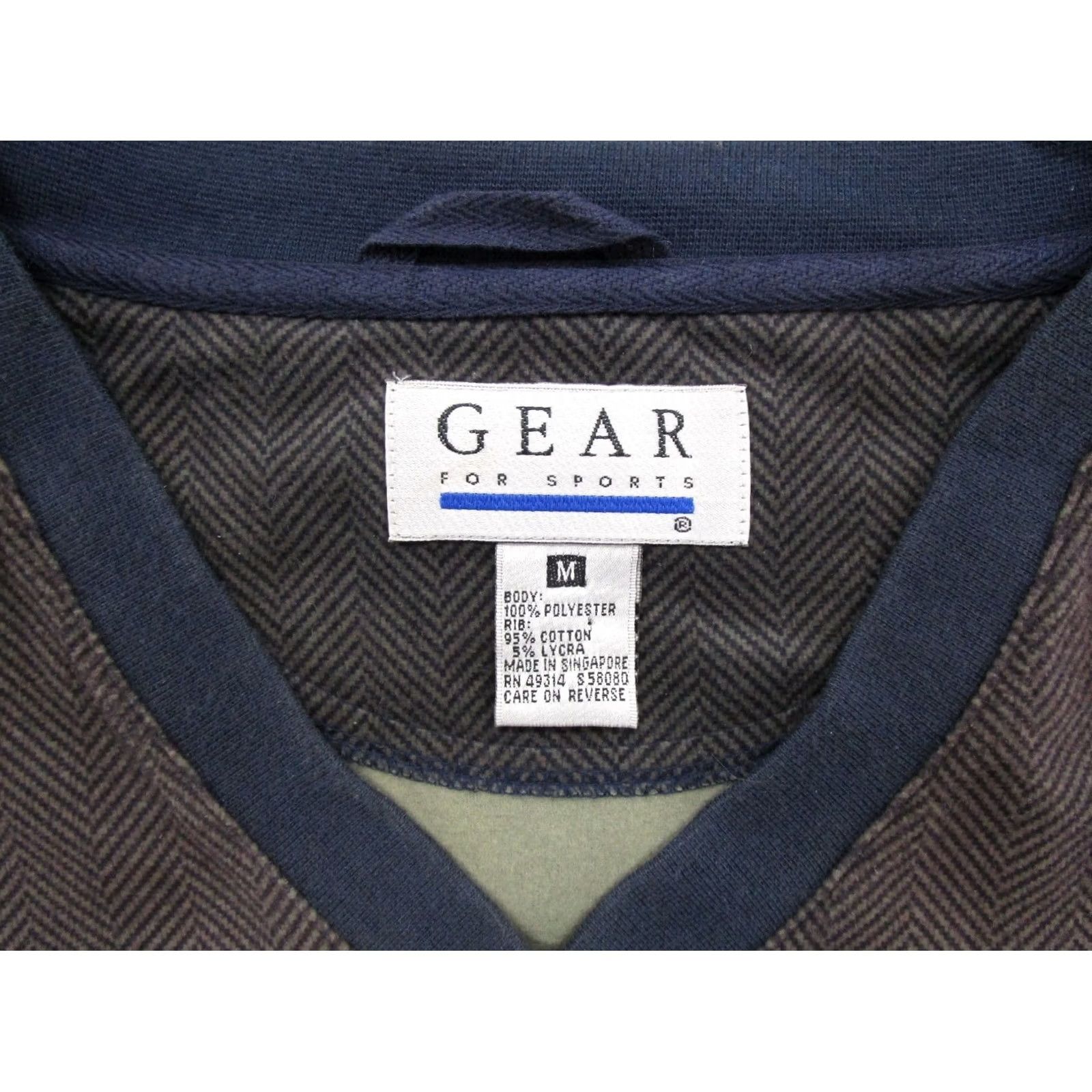 Sugar GEAR FOR SPORTS VTG Windbreaker Jacket Mens M Multicolor Softshell Zip Pockets Logo Long Sleeve Golf Casual Coat Size US M / EU 48-50 / 2 - 2 Thumbnail