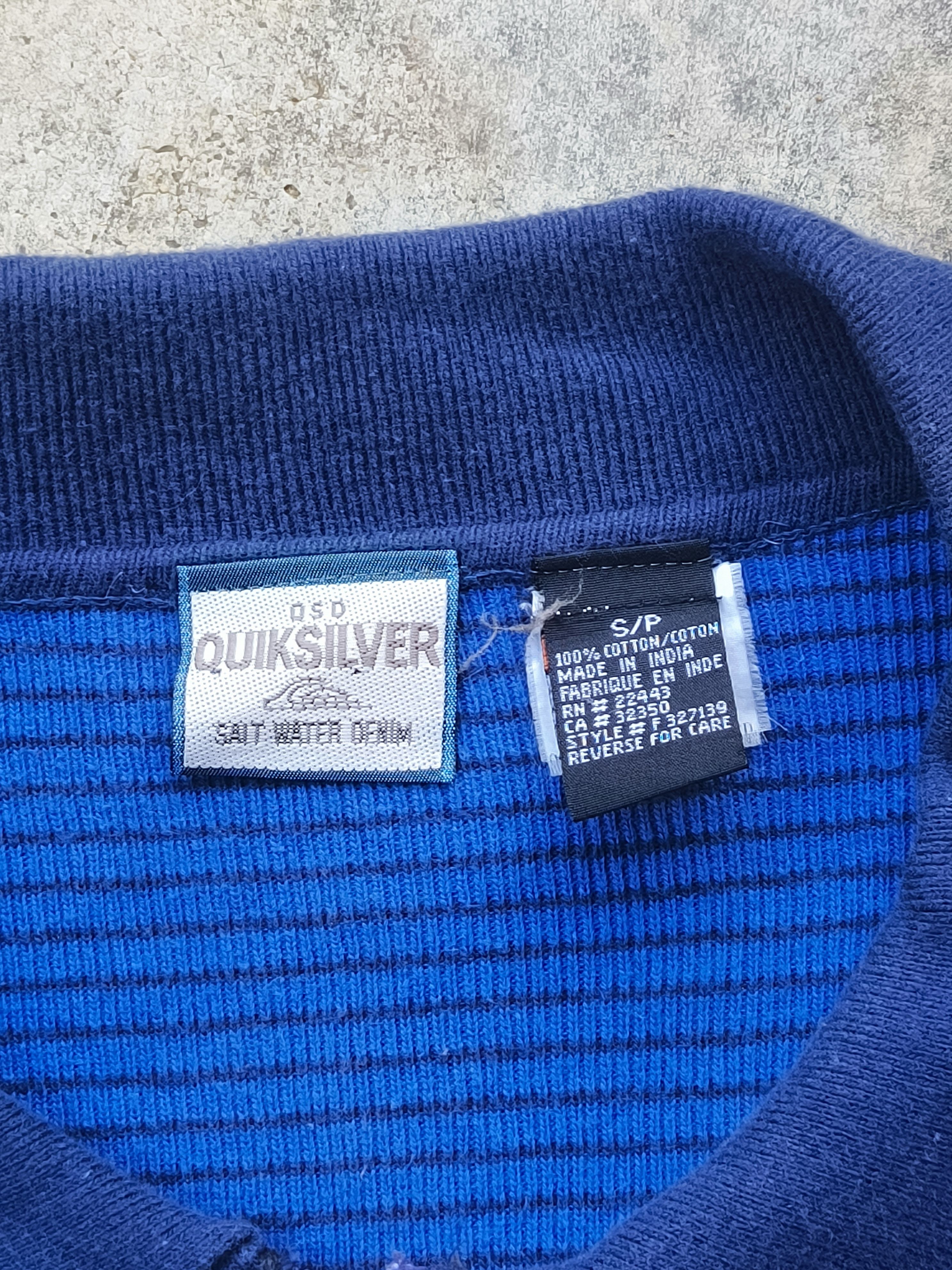 Quiksilver Vintage 90s Quiksilver half zipper knitwear jumper Size US M / EU 48-50 / 2 - 6 Thumbnail