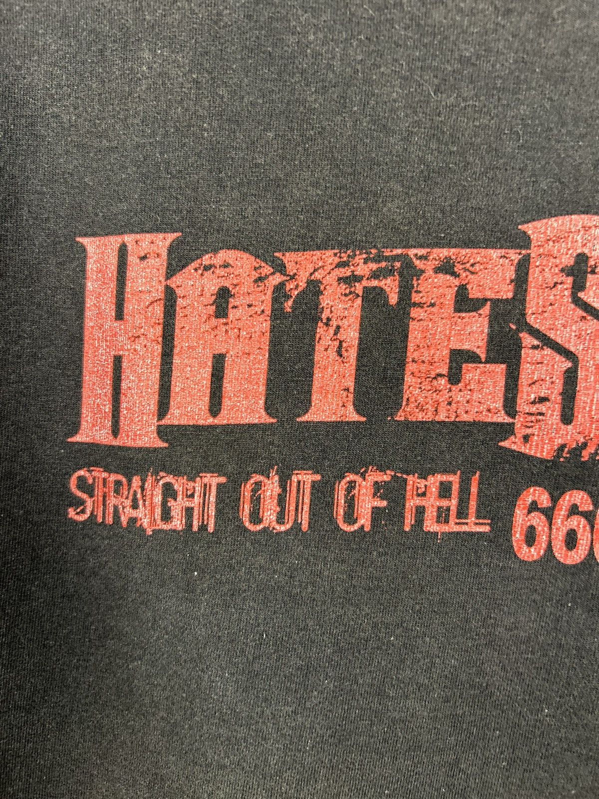 Band Tees Vintage HateSphere Straight out of hell 666 Fucking Metal Size US M / EU 48-50 / 2 - 8 Thumbnail