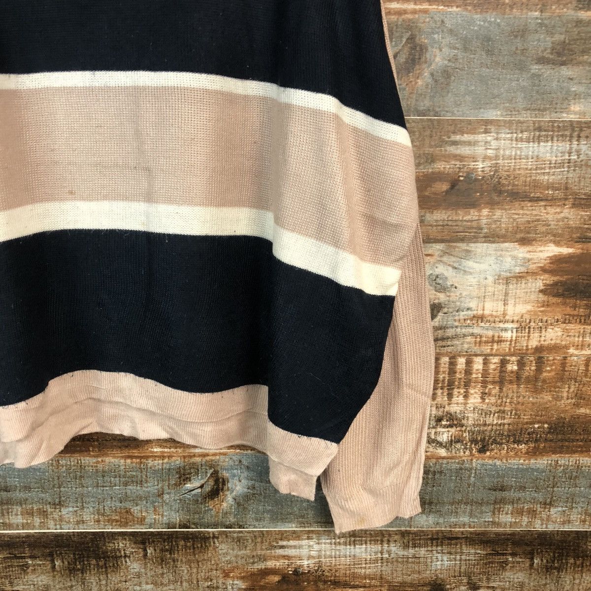 OVER THE STRiPES HK Works London Pink Knitwear #A1469 Size L / US 10 / IT 46 - 8 Thumbnail