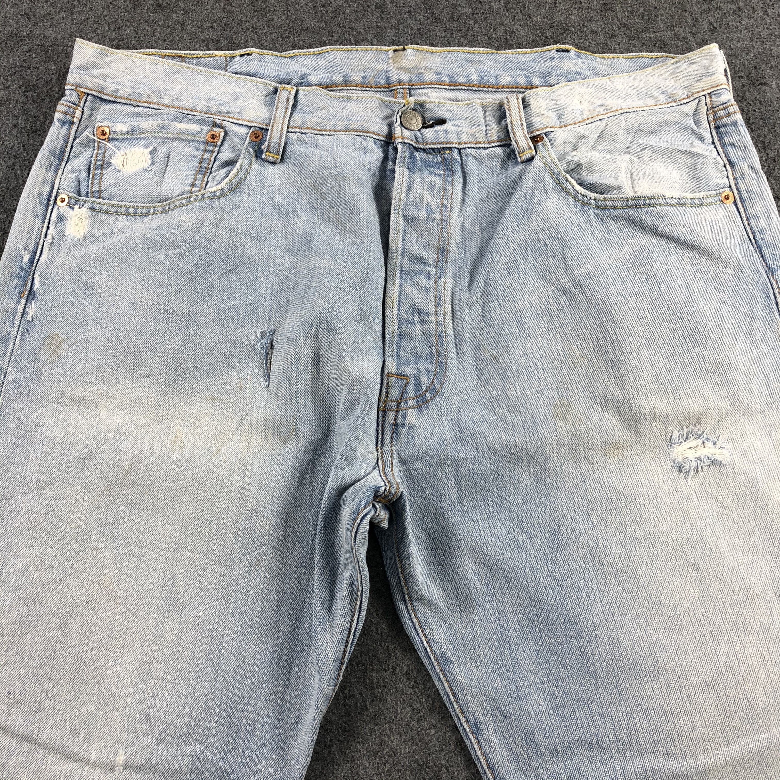 Levi's Vintage Light Wash Levis 501 Jeans-J2122 Size US 39 - 3 Thumbnail