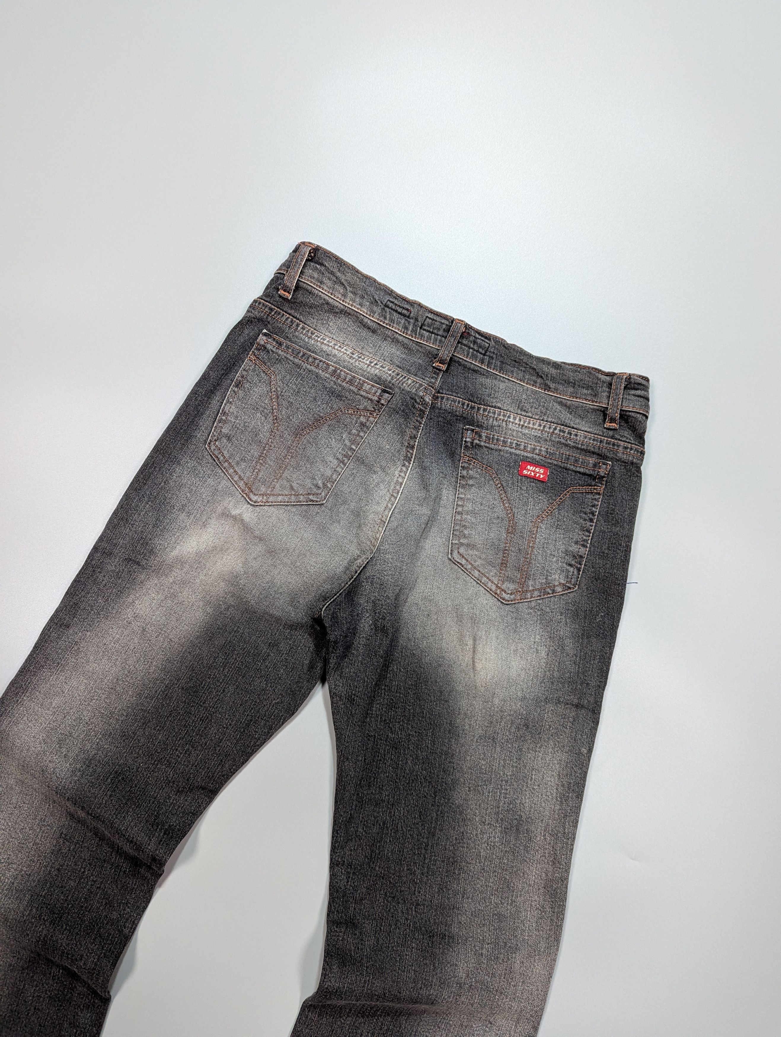 Miss Sixty × Vintage MISS SIXTY Style TOMMY VTG Women's Distressed Flared Jeans Size 29" - 6 Thumbnail