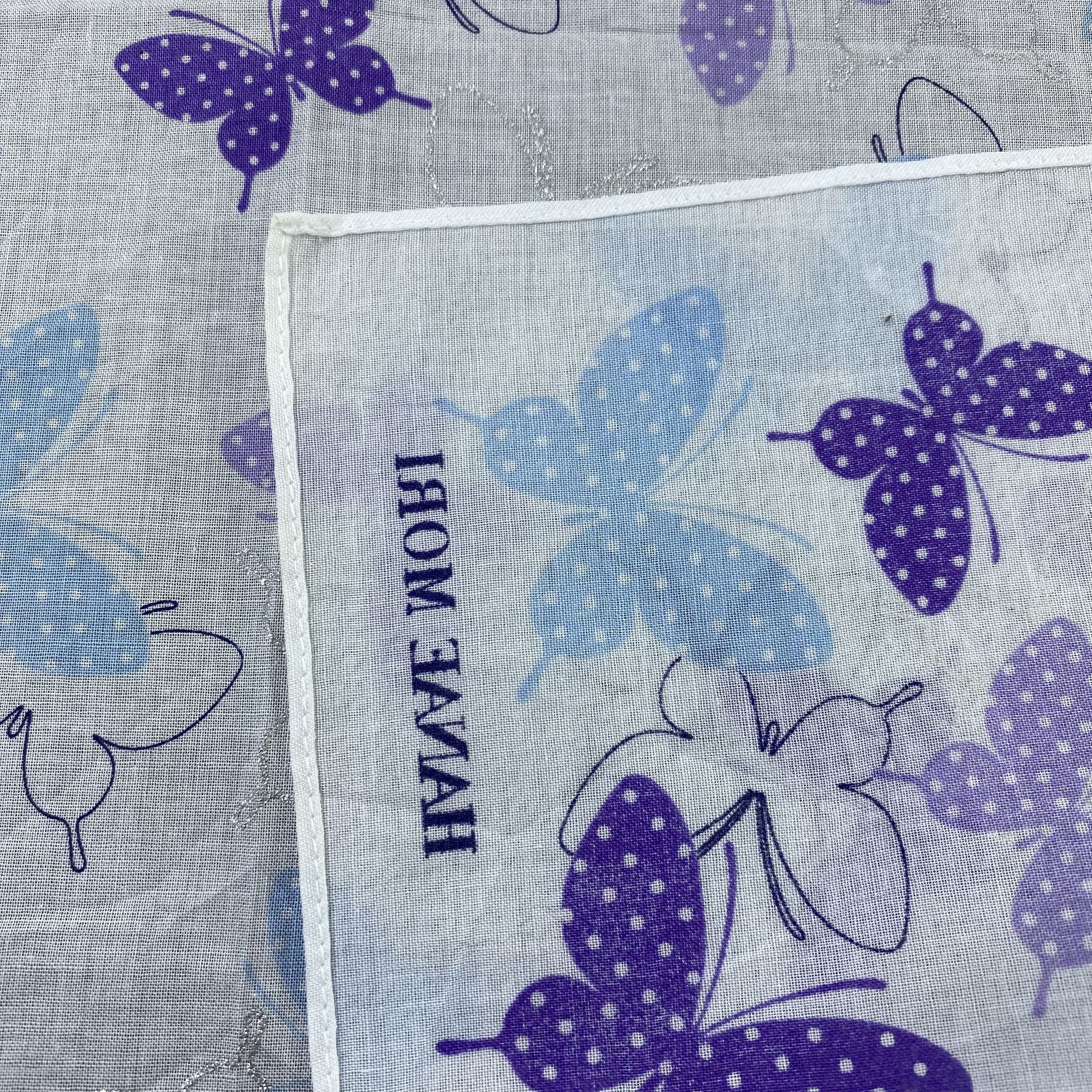 Hanae Mori Hanae Mori Handkerchief Neckerchief Bandana-B1625 Size ONE SIZE - 6 Thumbnail