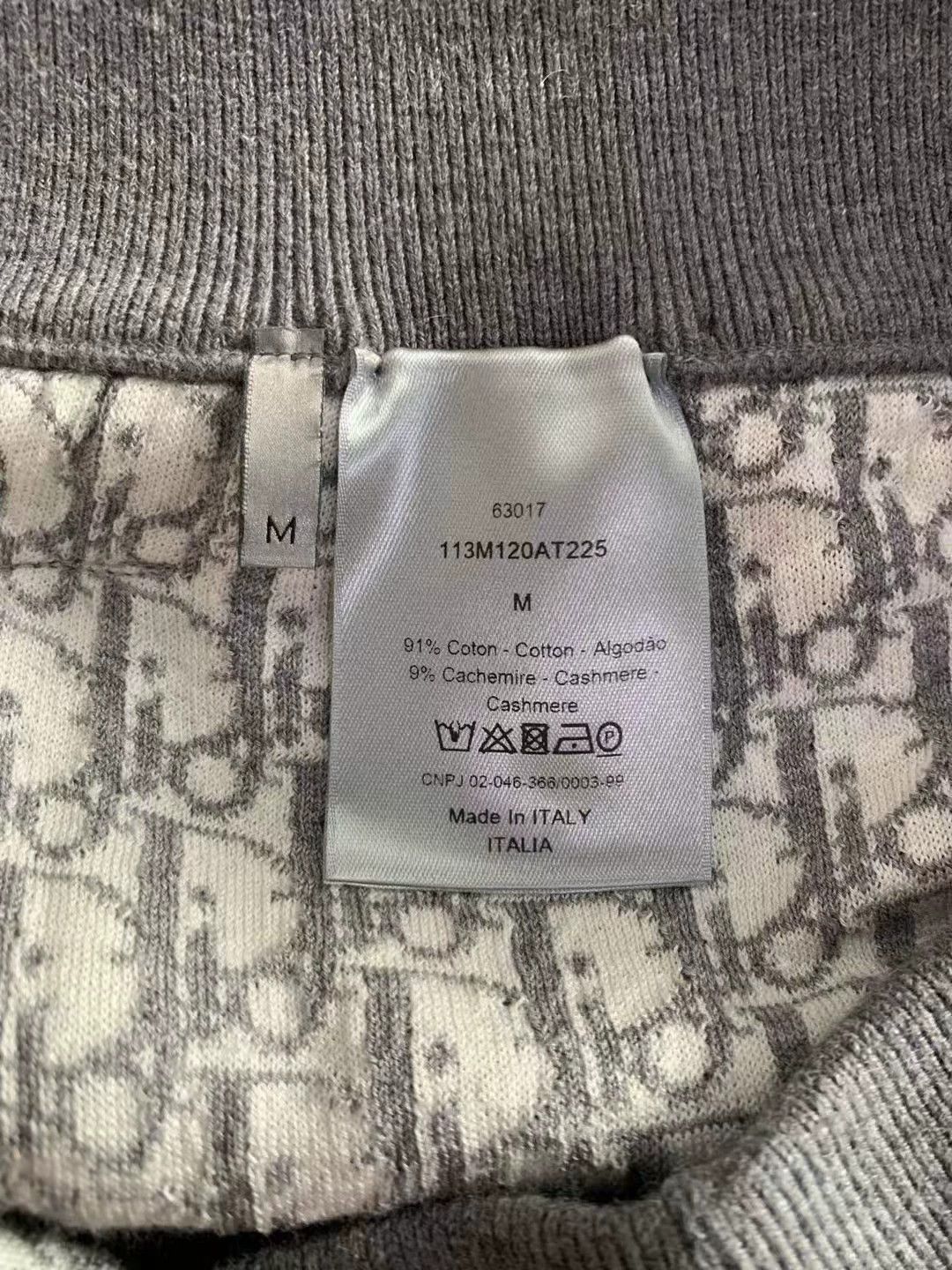 Dior Dior Blue Cotton Cashmere Knit Track Pants M Size US 32 / EU 48 - 6 Thumbnail