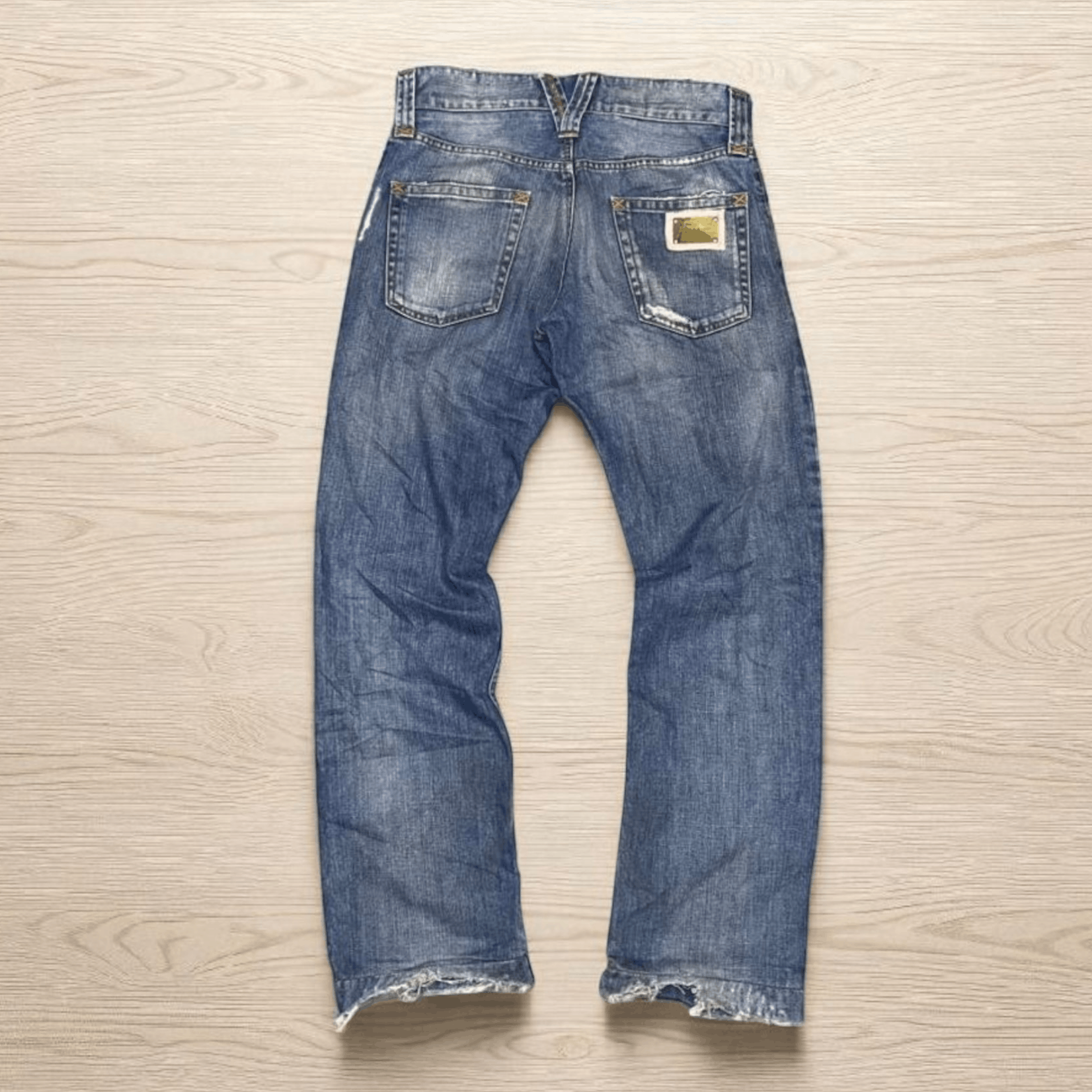 Dolce & Gabbana Vintage Dolce & Gabbana Distressed Denim Size US 32 / EU 48 - 2 Thumbnail