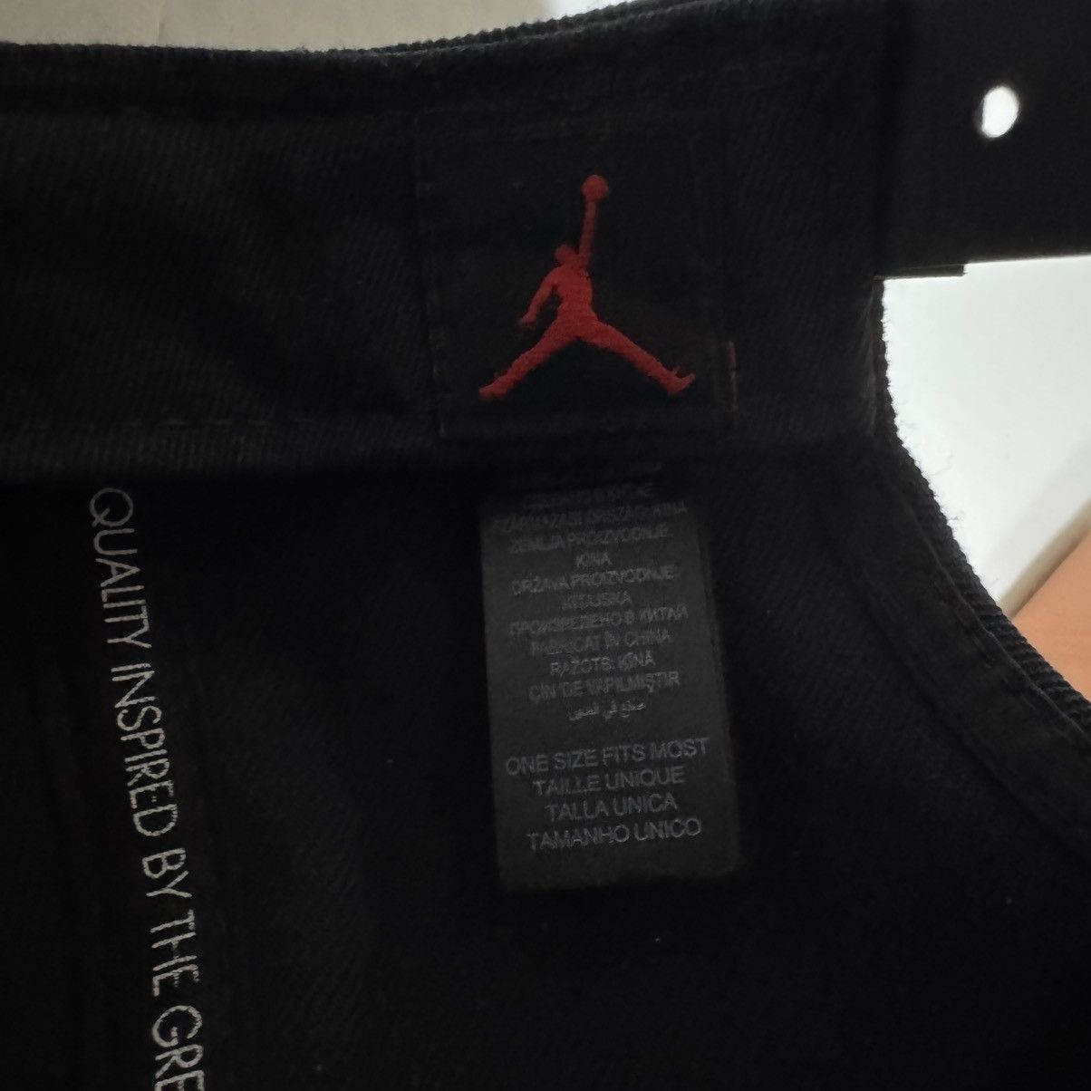 Jordan Brand Air Jordan Jumpman Snapback Hat Solid Black Adjustable Cap Size 40 - 7 Thumbnail
