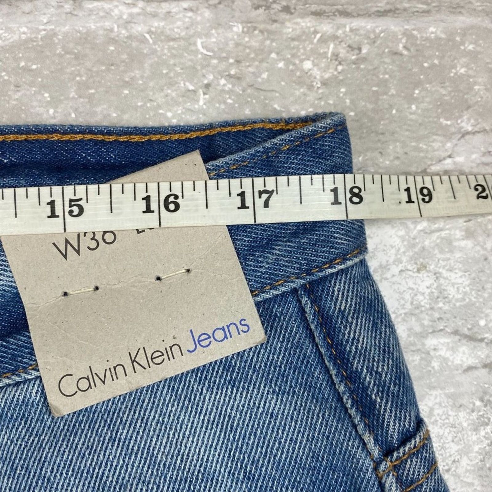 Calvin Klein Calvin Klein Slim Leg Garage Paint Jeans Men's 36x32 NWT Size US 36 / EU 52 - 8 Thumbnail