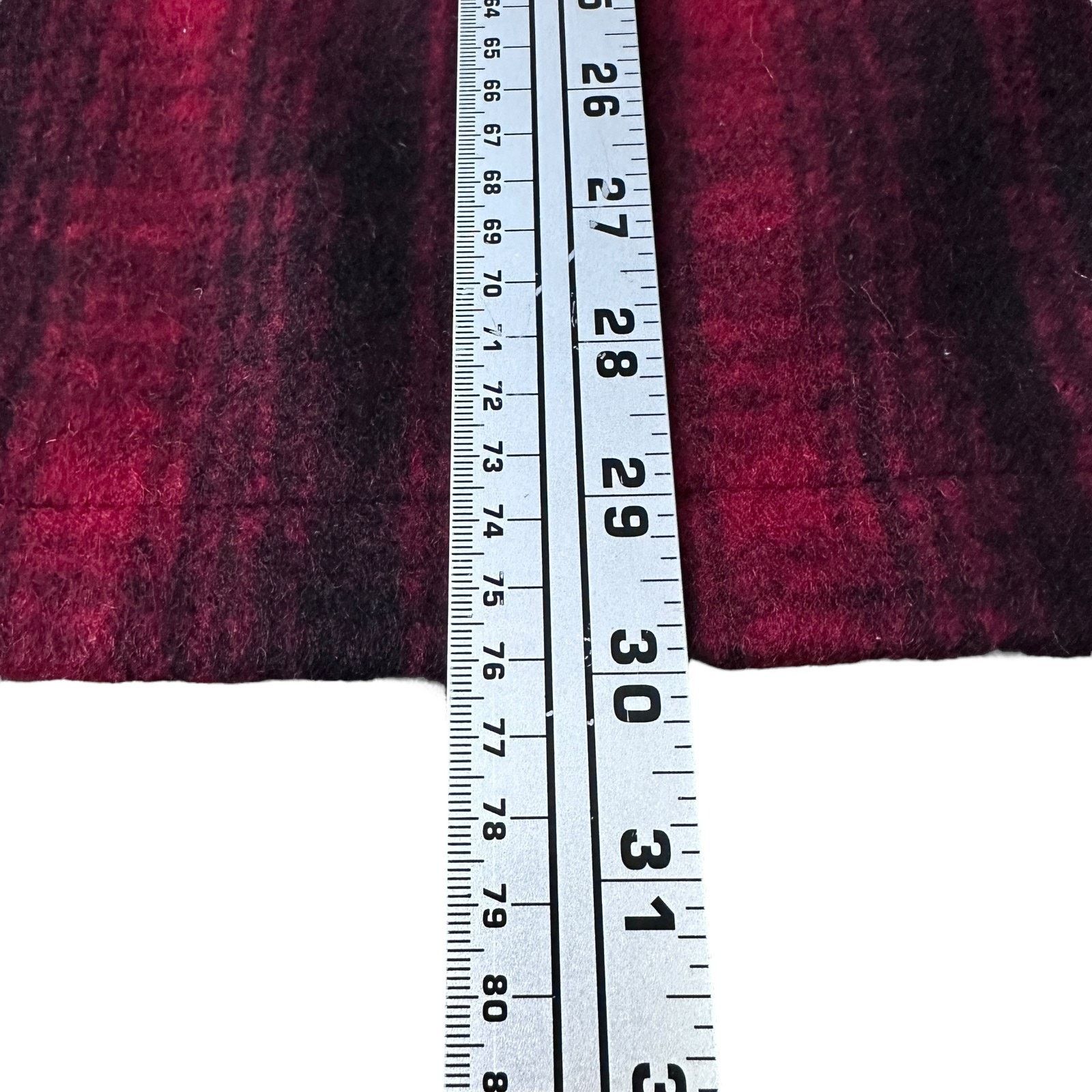 & Other Stories Vintage Woolrich Jacket Men’s 44 Red Black Plaid Wool Coat Size US L / EU 52-54 / 3 - 10 Thumbnail