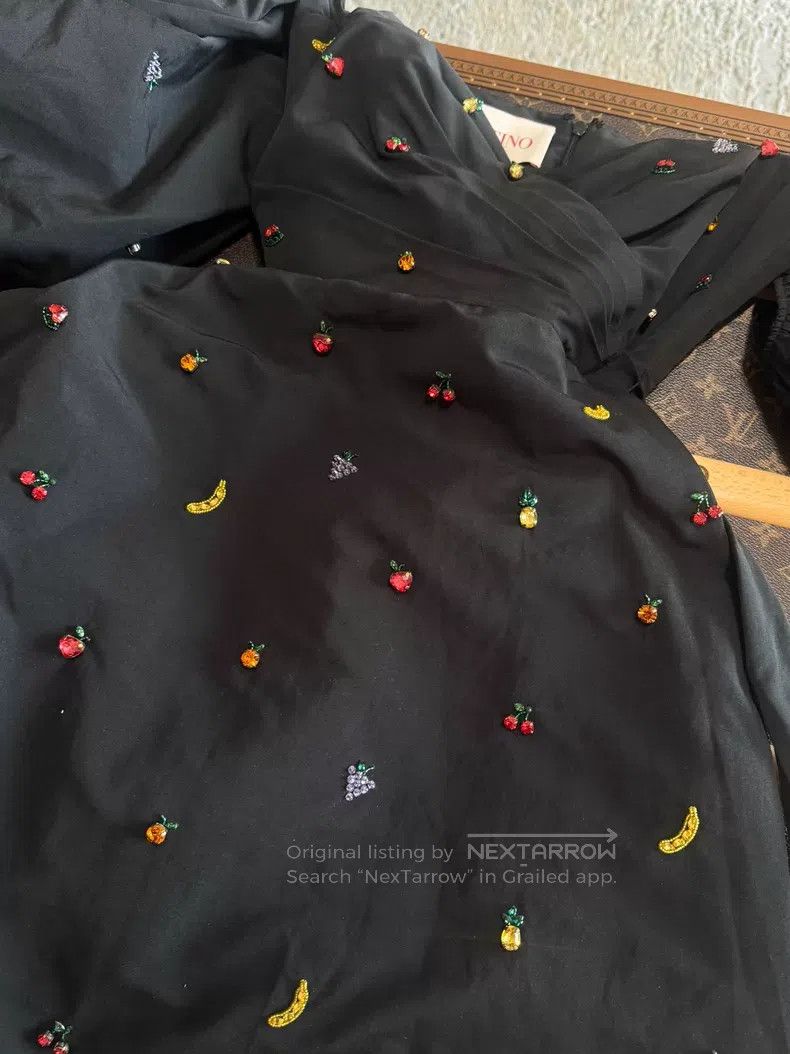 Valentino Valentino Fruit embroidered dress Size XS / US 0-2 / IT 36-38 - 5 Thumbnail