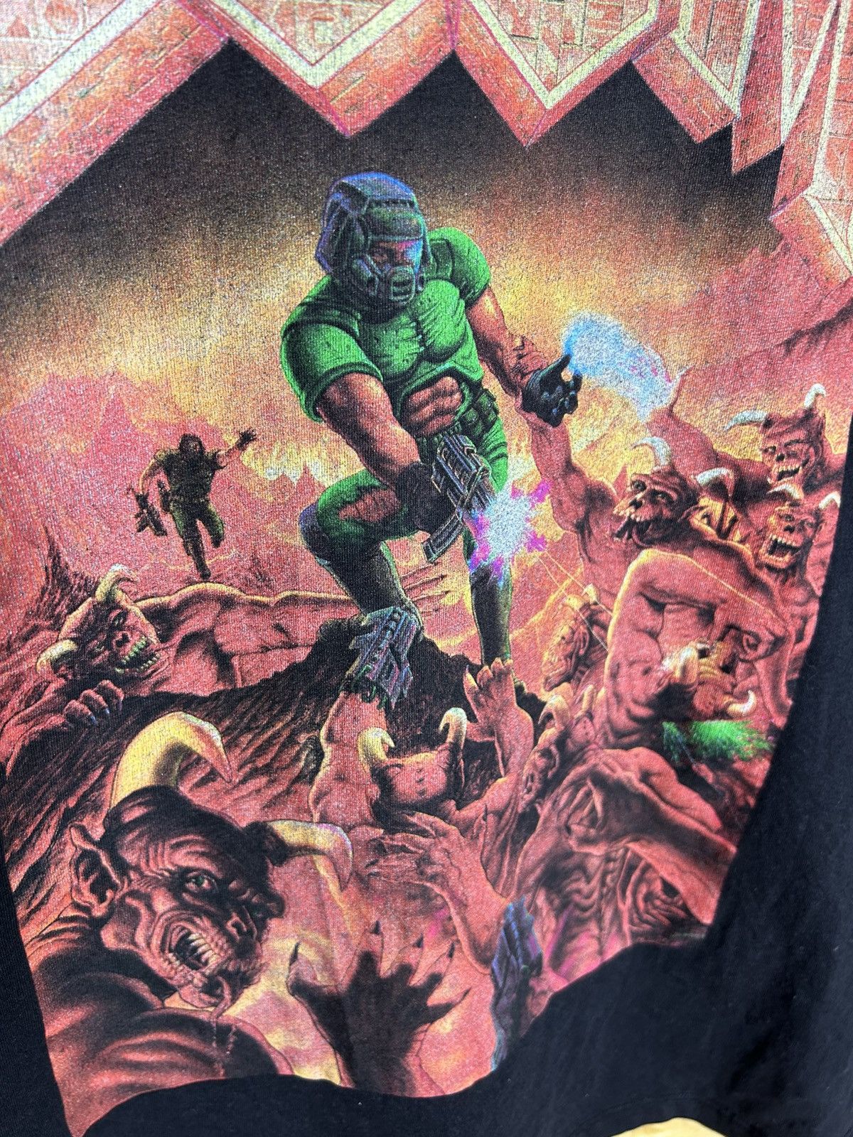 The Game Doom promo game t shirt Size US M / EU 48-50 / 2 - 4 Thumbnail