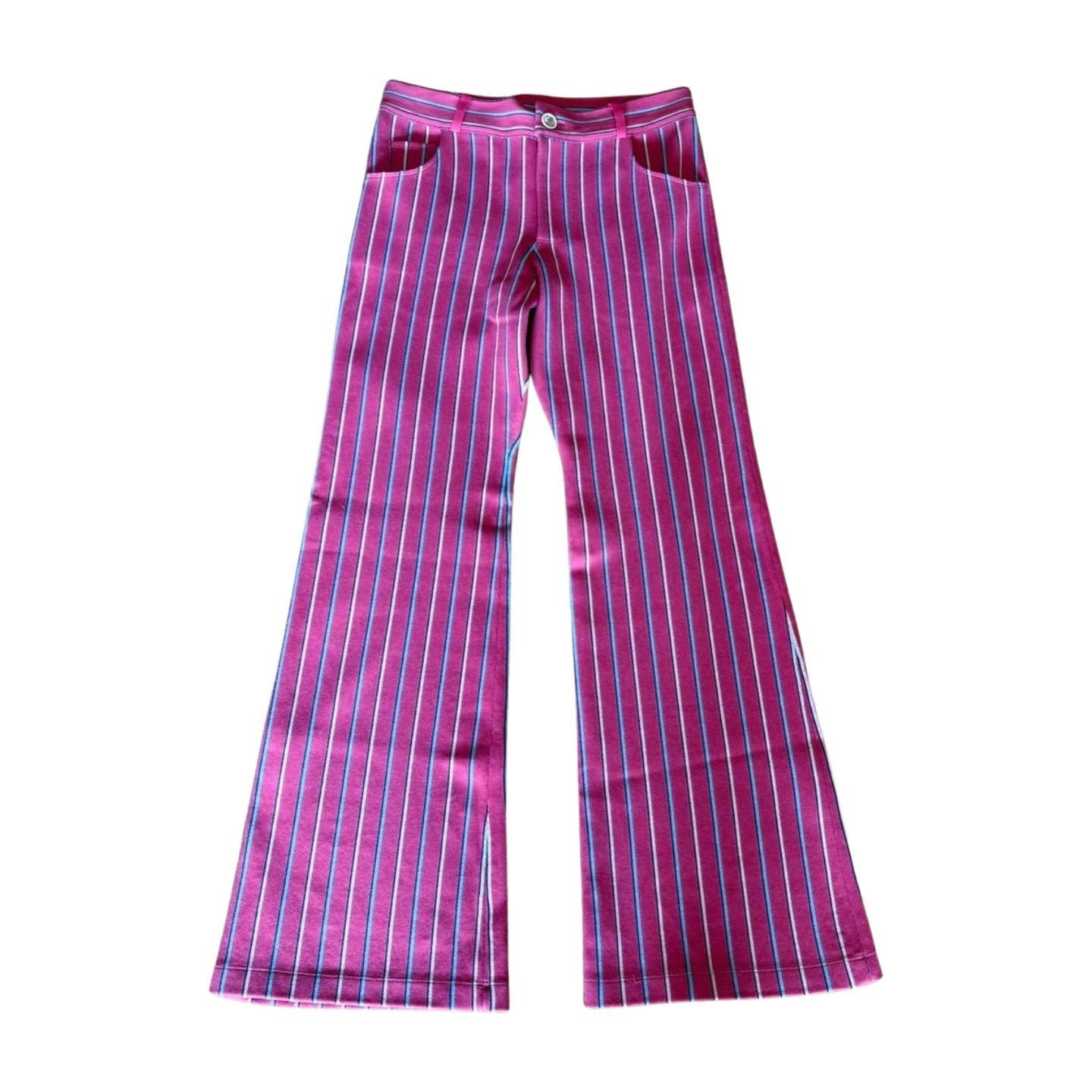 Marni MARNI - NWT Pink Stripe Trousers Size 30" / US 8 / IT 44 - 1 Thumbnail