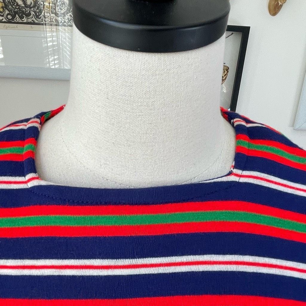 Vintage Vintage 60s Stripe A-Line Shift Dress Pockets S M Size S / US 4 / IT 40 - 3 Thumbnail