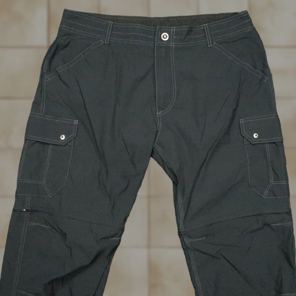 Vintage Kuhl Pants Mens 38x30 Gray Renegade Stealth Zip System Convertible Cargo Hiking Pants Stone/Gray Cargo Pocket Men Slim? Size US 38 / EU 54 - 1 Thumbnail