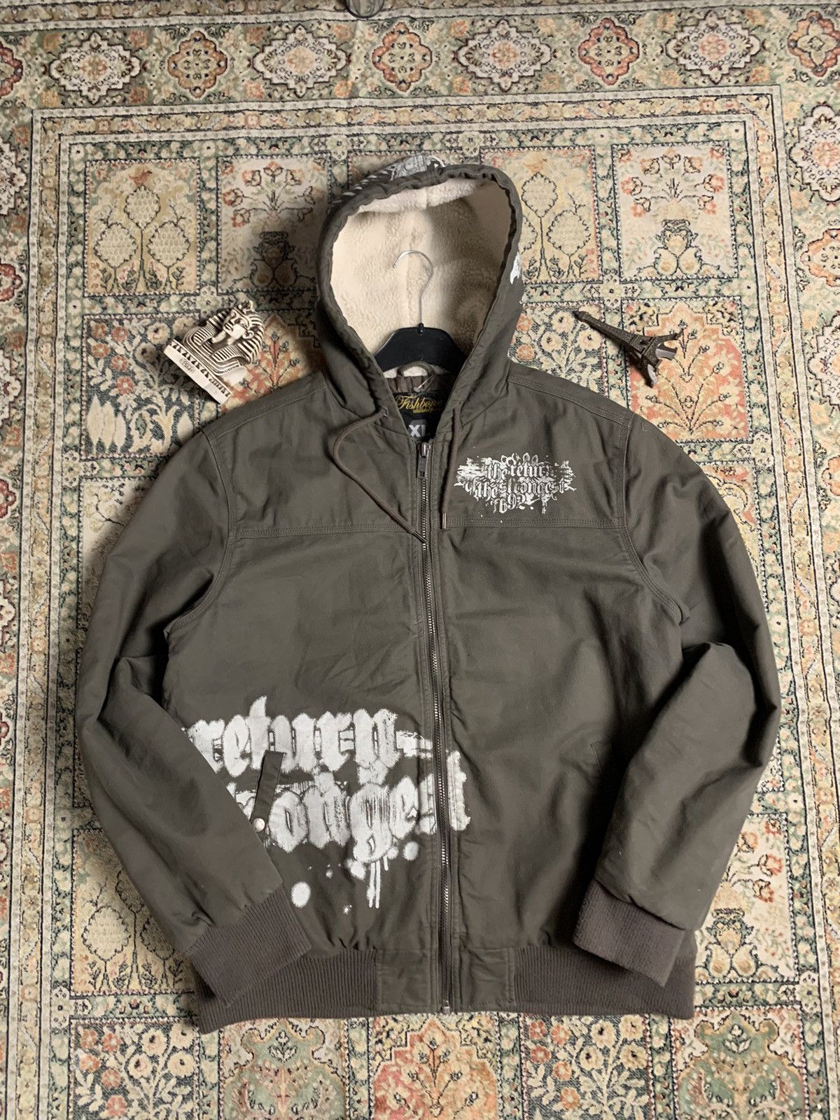 Japanese Brand × Vintage Vintage Fishbone 00s Zip Up Hoodie Pinkman Style Size US XL / EU 56 / 4 - 1 Thumbnail