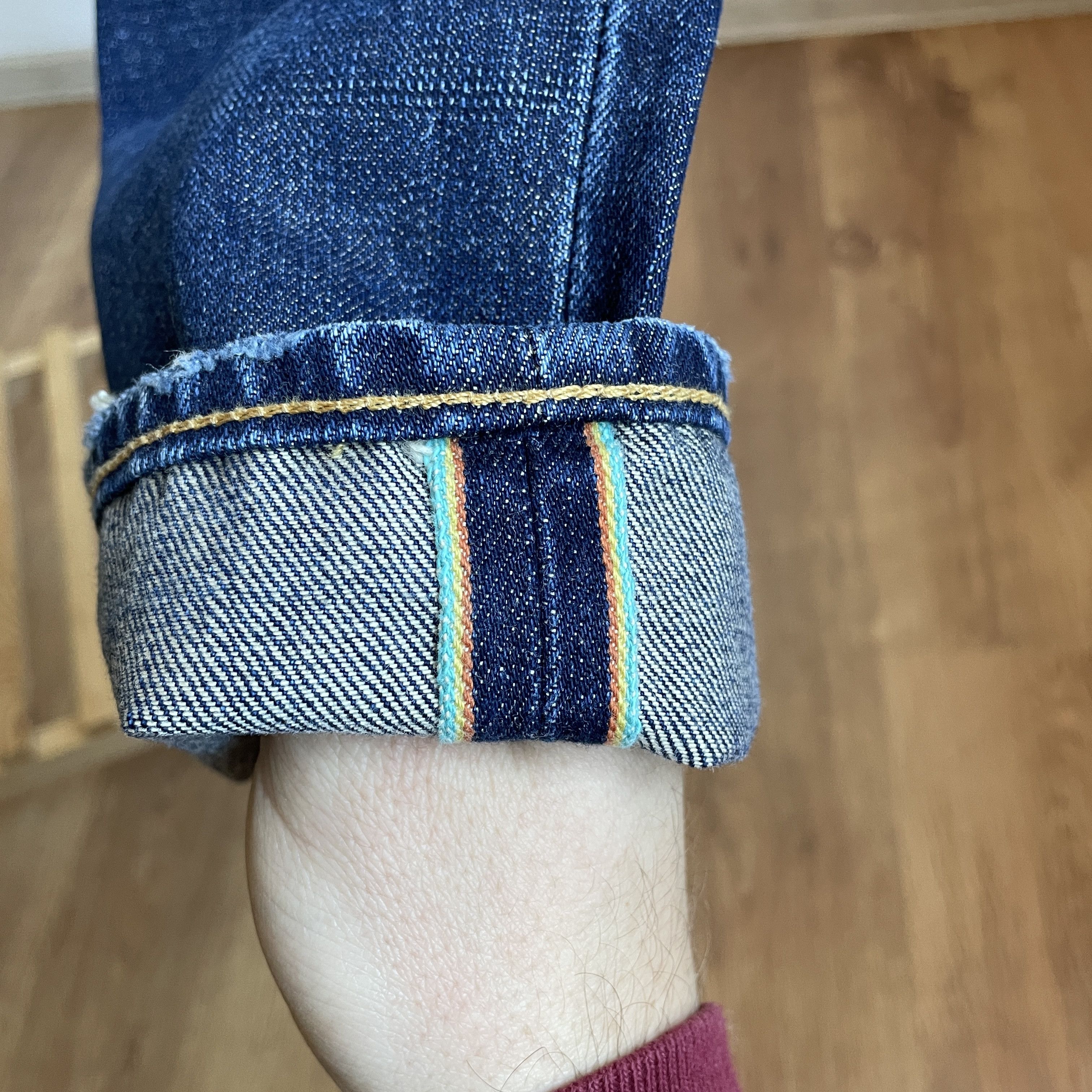 Edwin Edwin ED-80 Slim Tapered Rainbow Selvedge Denim Size 31x34 Size US 31 - 7 Thumbnail