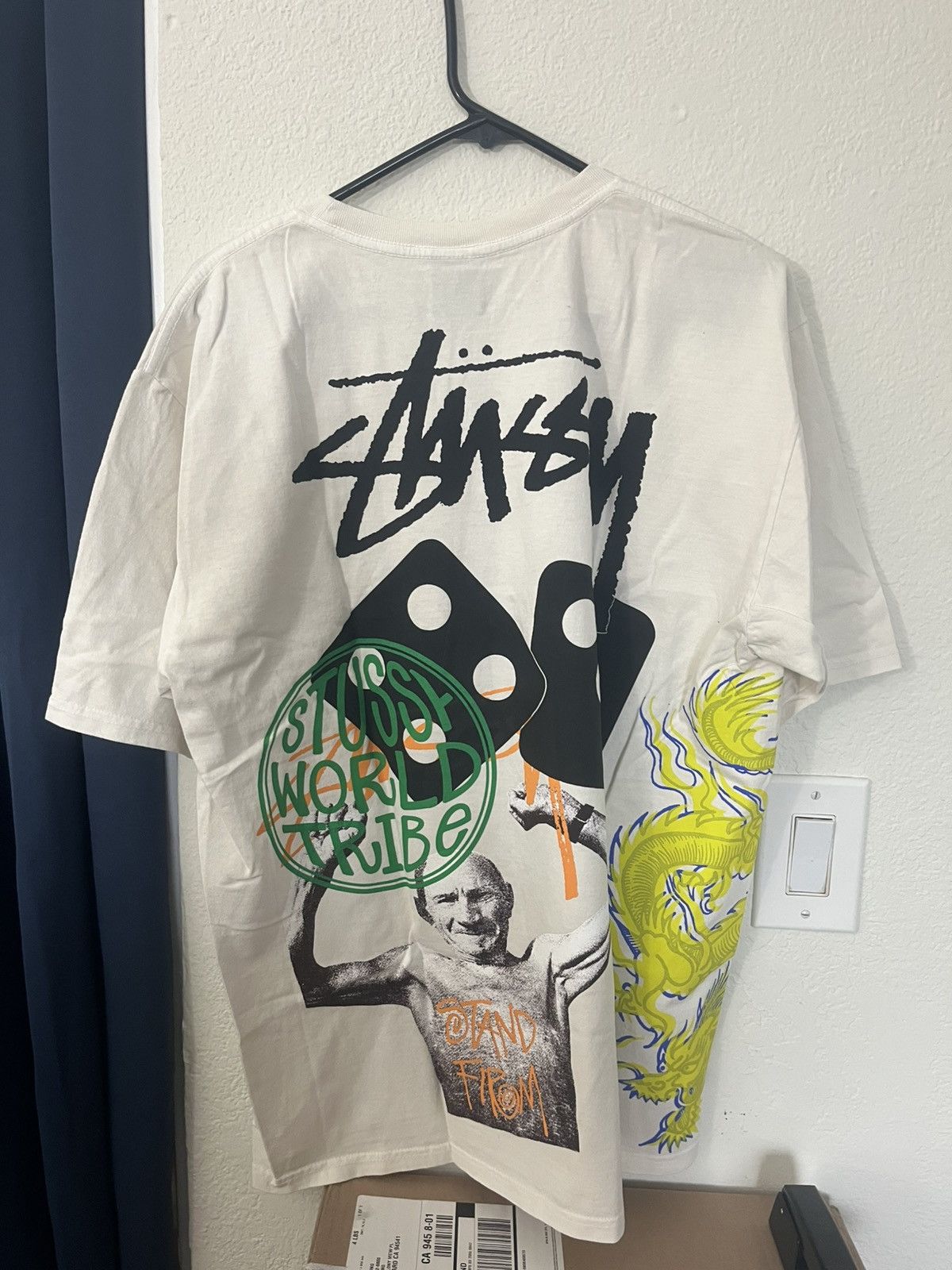 Stussy Stussy Strike Pigment Dyed Tee T-Shirt Natural Size L Large Size US L / EU 52-54 / 3 - 4 Thumbnail