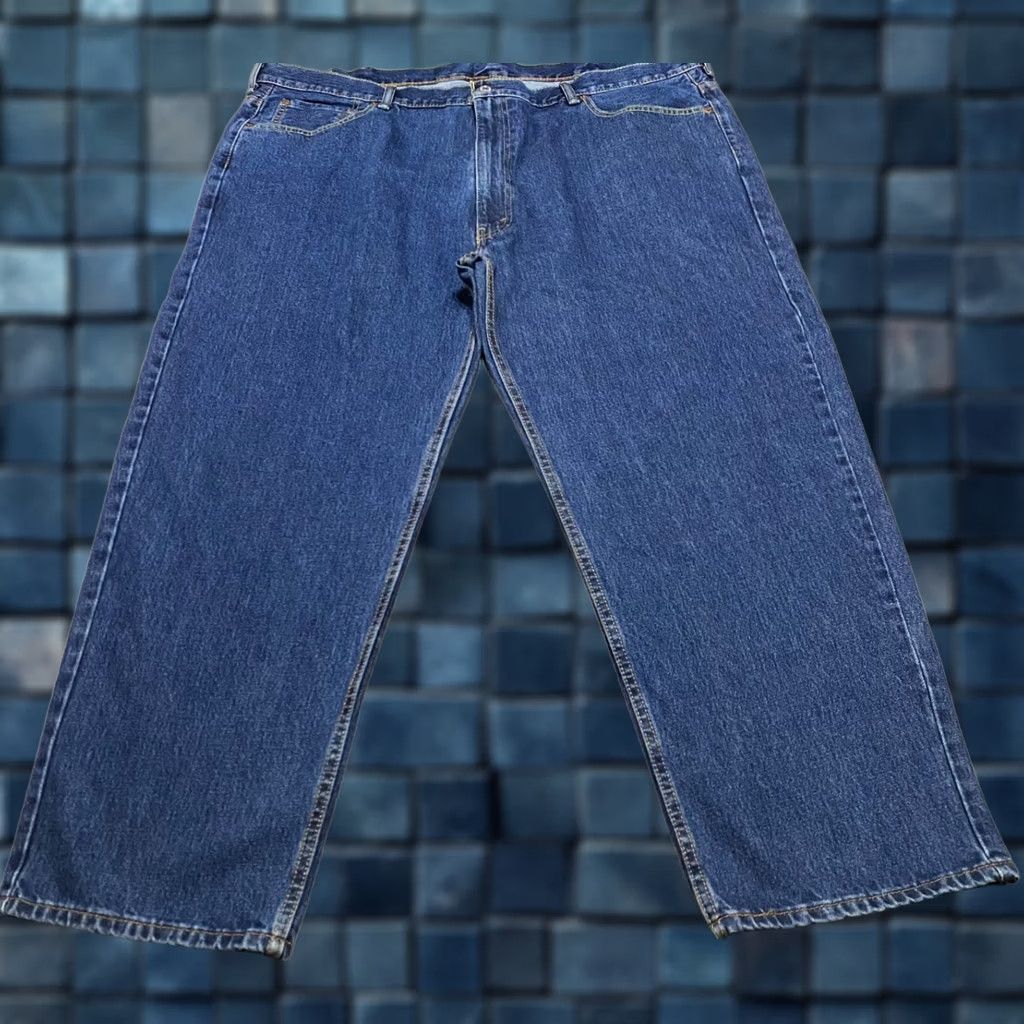 Levi's × Supreme Supreme Levis Pinstripe 550 Jeans blue | Grailed