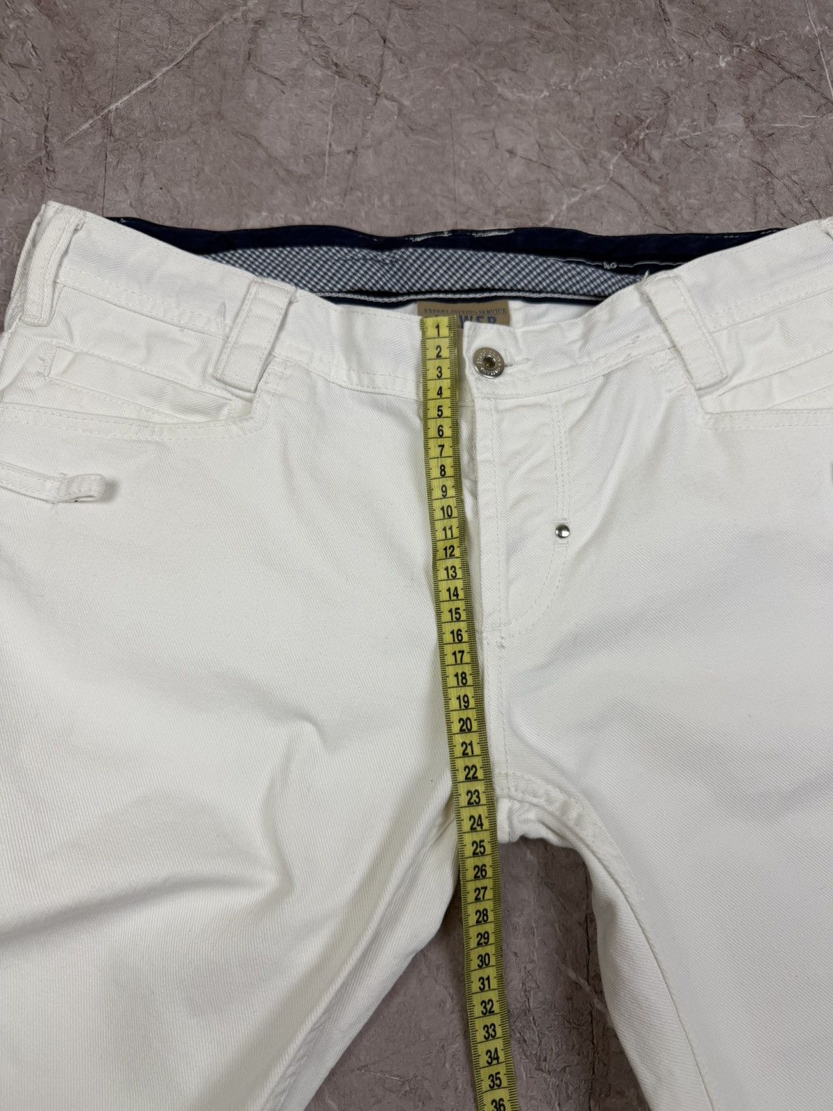 Dolce & Gabbana Dolce & Gabbana White Jeans Cinch Back Size US 34 / EU 50 - 19 Thumbnail