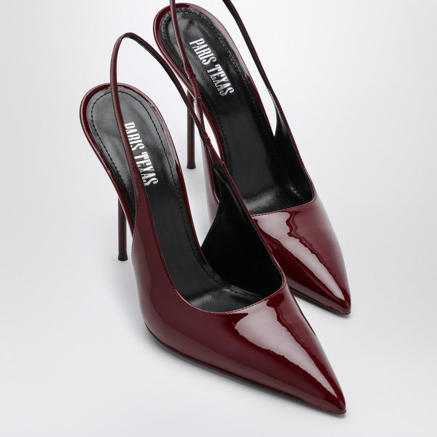Paris Texas o1d2blof0924 Leather Slingback in Red Size US 7 / IT 37 - 5 Thumbnail