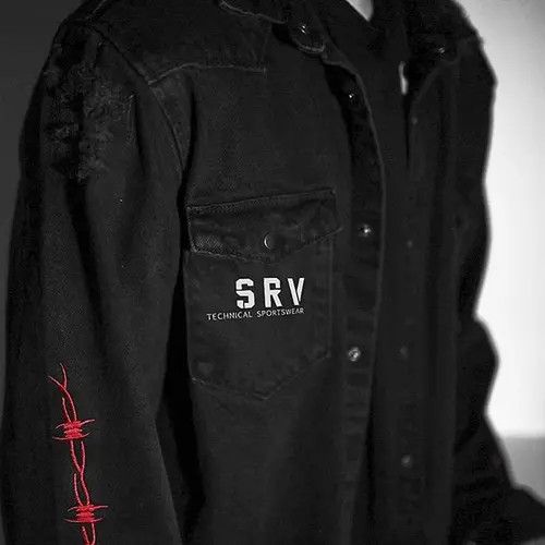 Vintage Motorcycle Dark Wear Denim Jacket Size US XL / EU 56 / 4 - 3 Thumbnail