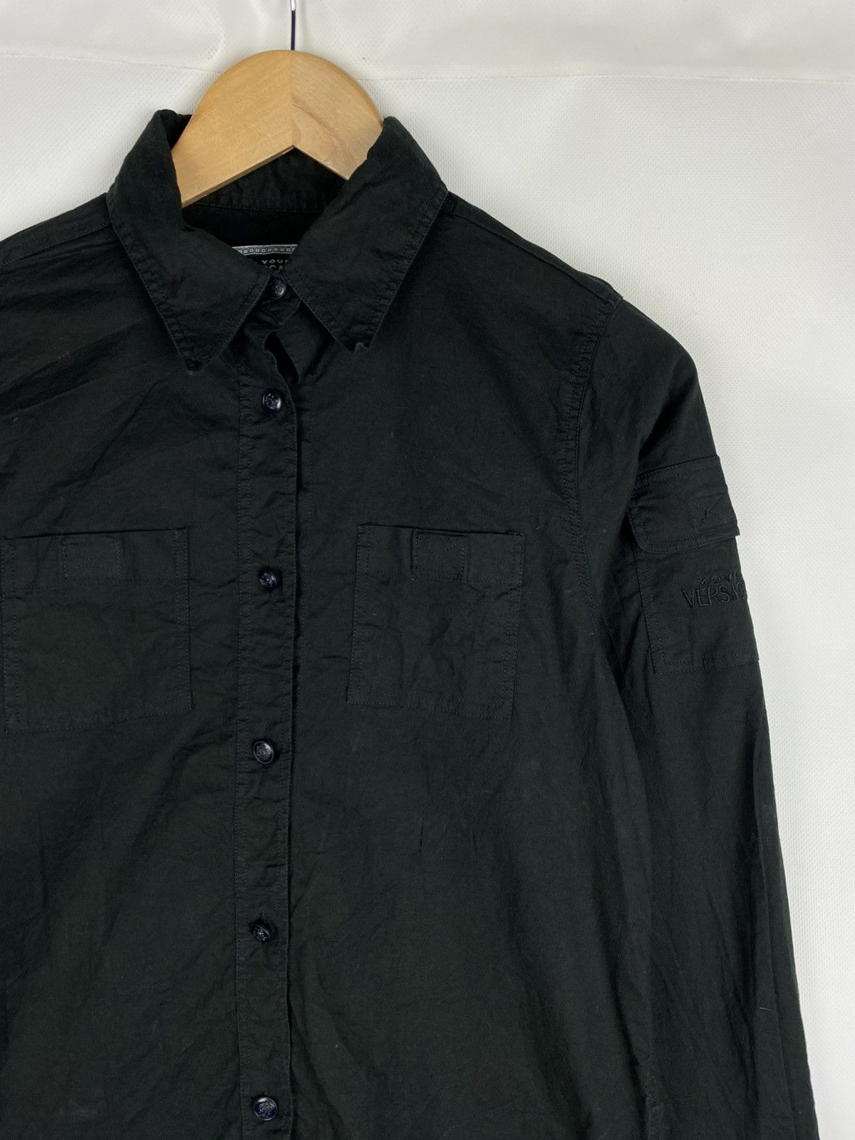 Versace Young Versace Vintage Teens Kids Long Sleeve Button Up Shirt Size S / US 4 / IT 40 - 5 Thumbnail