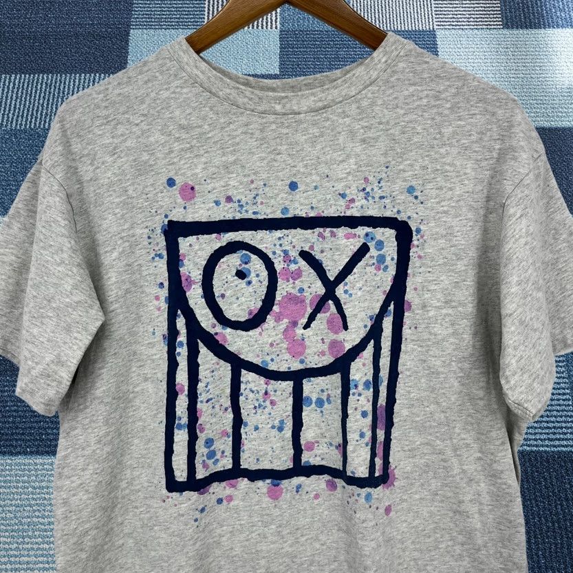 Uniqlo Uniqlo T-Shirt Men M Gray Short Sleeve Crew Neck Cotton Logo Size US M / EU 48-50 / 2 - 1 Thumbnail