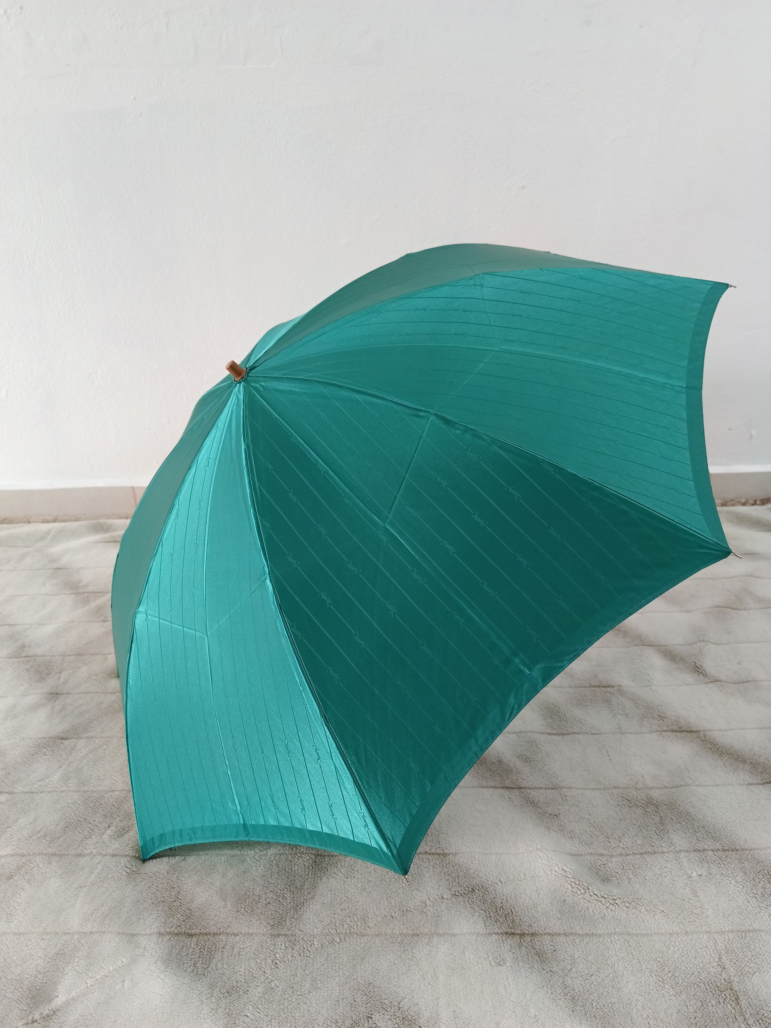 Yves Saint Laurent Yves Saint Lauren Monogram Folding Umbrella Size ONE SIZE - 4 Thumbnail