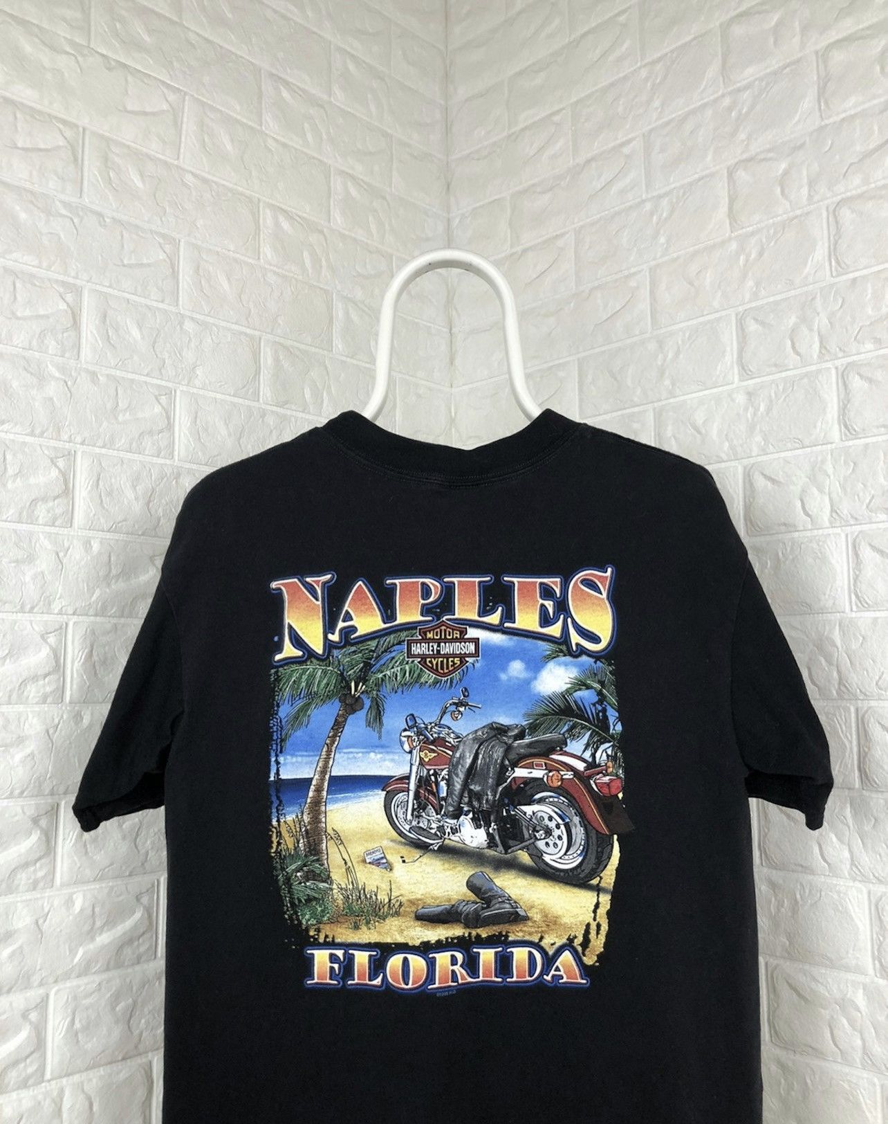 Harley Davidson × Vintage Vintage 1999 Harley Davidson Tee Size US M / EU 48-50 / 2 - 4 Thumbnail