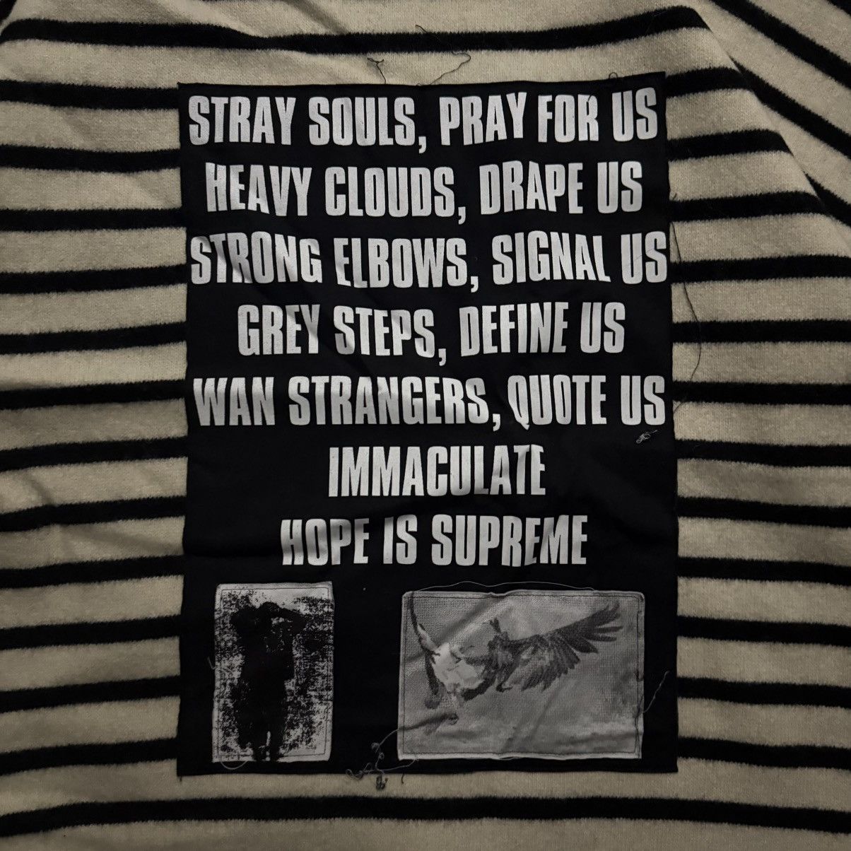 Raf Simons AW01 (Redux) - Stray Souls Striped Wool Sweater Size US M / EU 48-50 / 2 - 3 Thumbnail