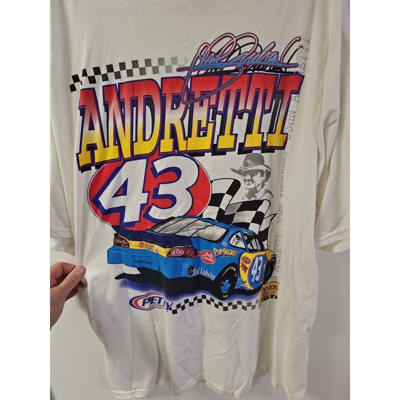 Tultex Tultex 2000 John Andretti NASCAR T-Shirt Richard Petty 2XL Size US XXL / EU 58 / 5 - 11 Thumbnail