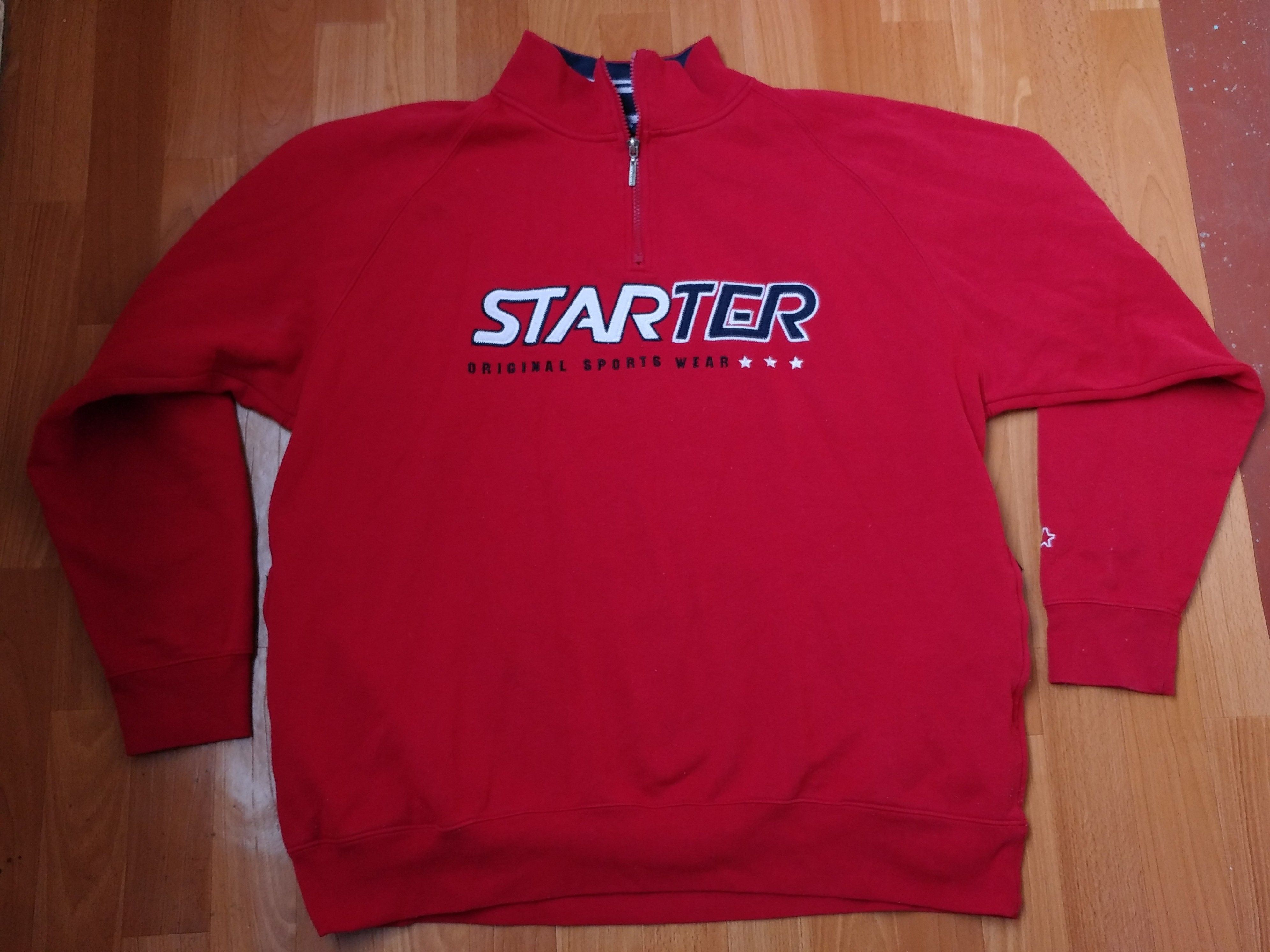 Starter STARTER sweatshirt, fleece jacket vintage 90s hip-hop XXL Size US XXL / EU 58 / 5 - 2 Thumbnail