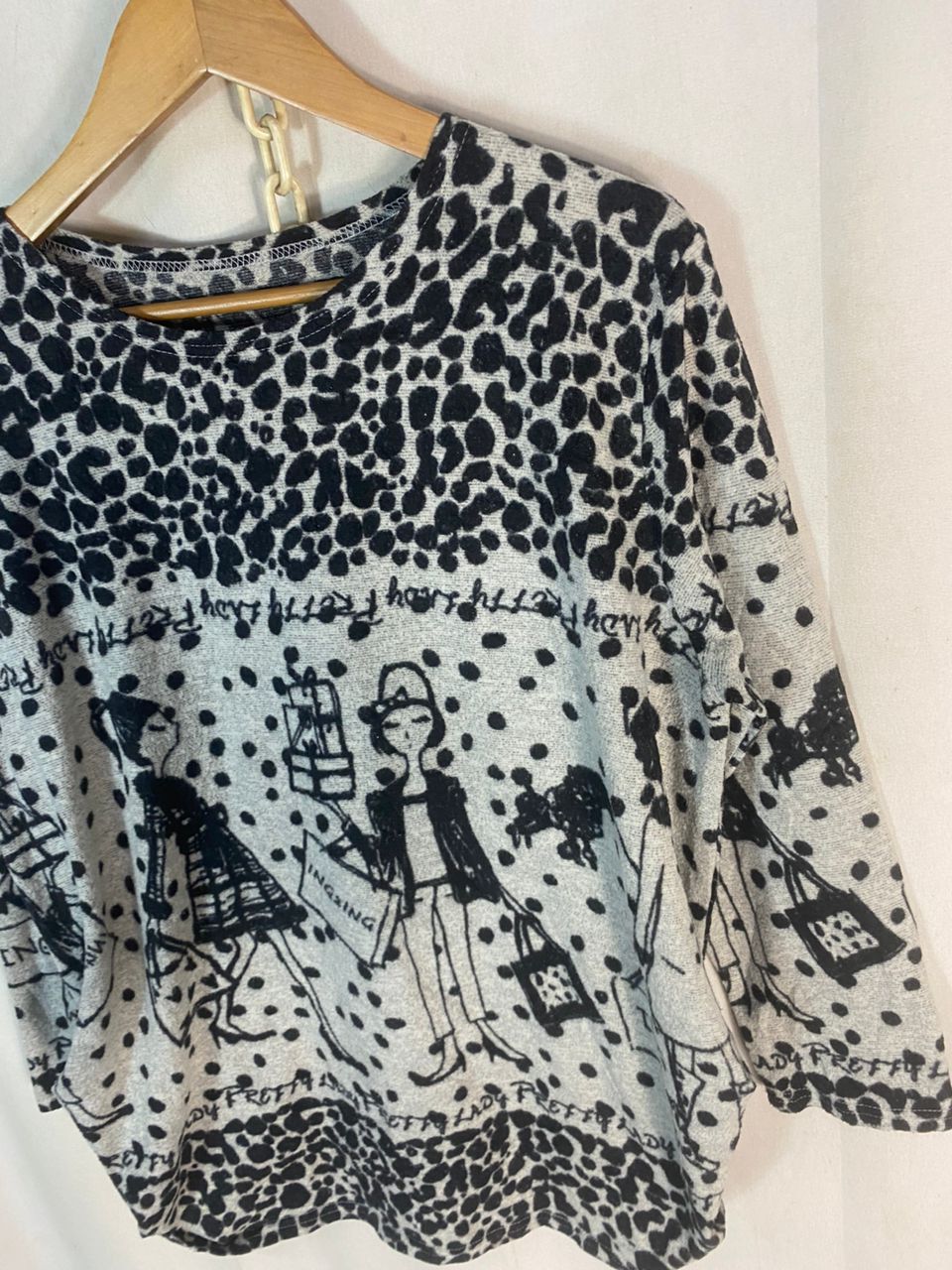 Japanese Brand V.I.A.N.T.E fullprint blouse shirt Size L / US 10 / IT 46 - 4 Thumbnail