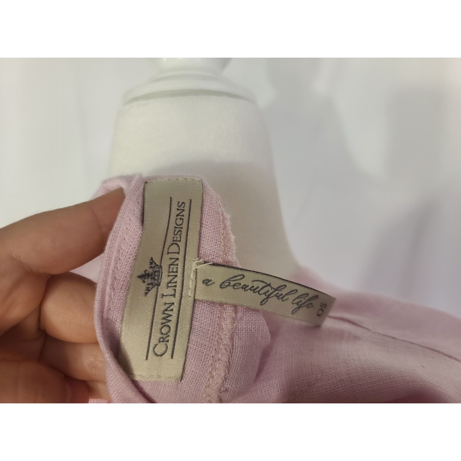 Other New Crown Linen Designs Womens Pink Kaftan Dress One Size Size ONE SIZE - 5 Thumbnail