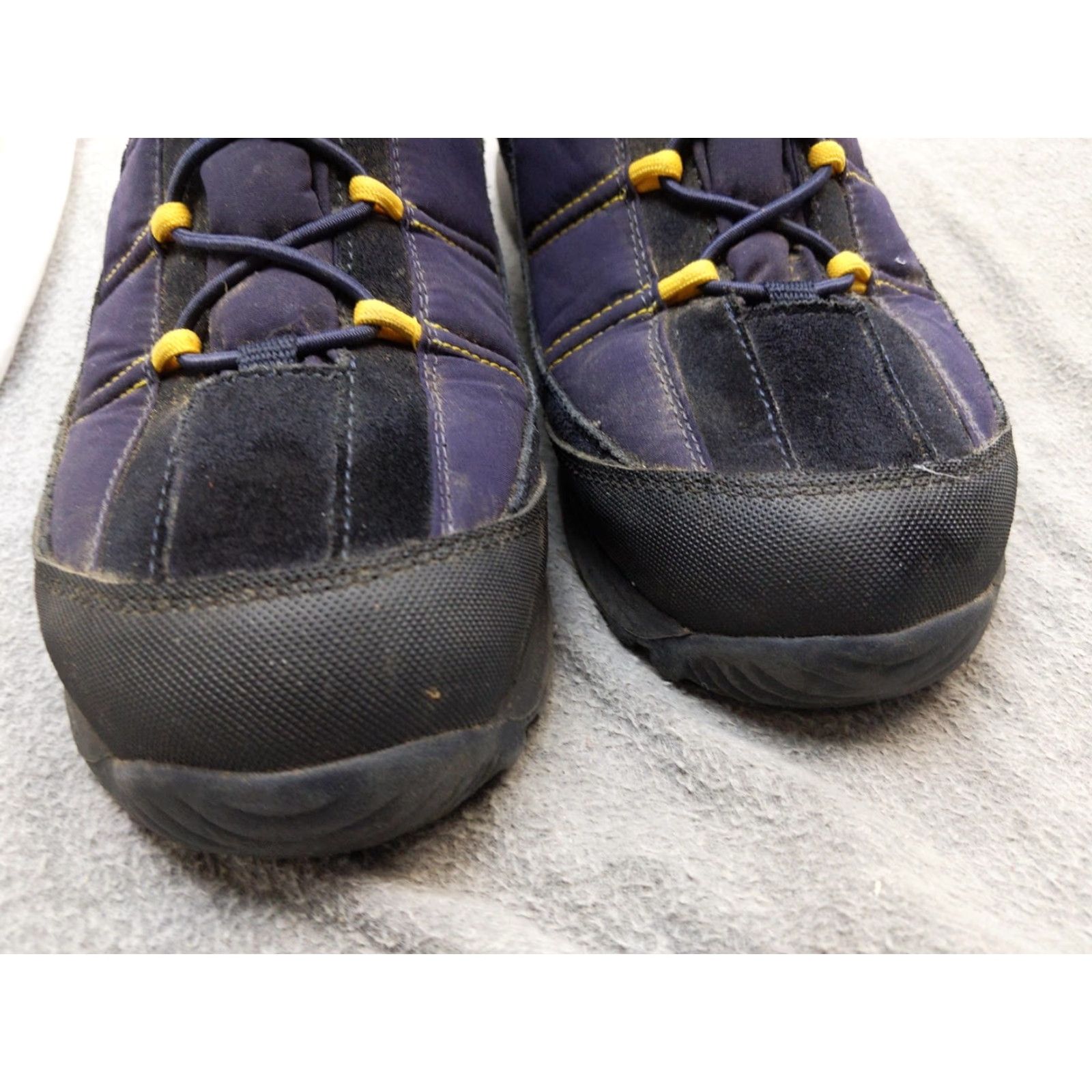 Lands' End VINTAGE? Lands' End Womens Boots Blue Waterproof Winter Snow Insulated Hiking Size 7 B Suede Rubber Outsole Women's Footwear Size US 7 / IT 37 - 3 Thumbnail