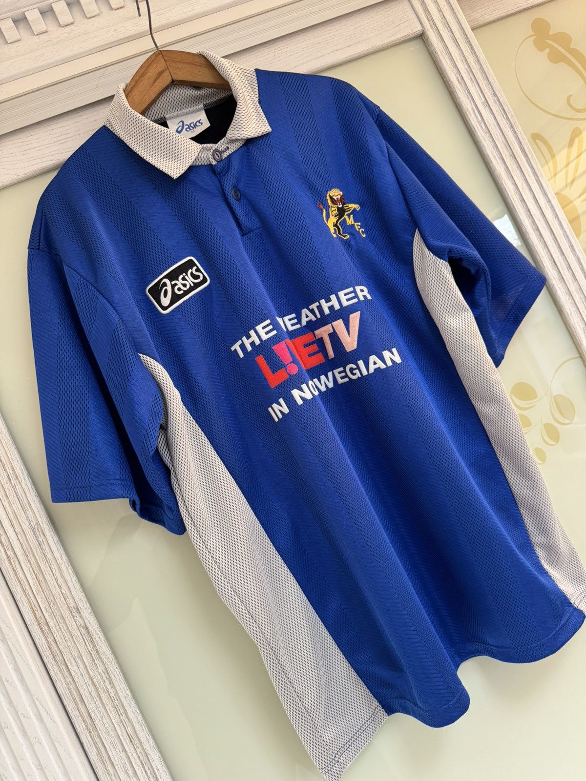 Asics Vintage Millwall 1997-1998 Home Soccer Jersey Football Kit Size US XL / EU 56 / 4 - 4 Thumbnail