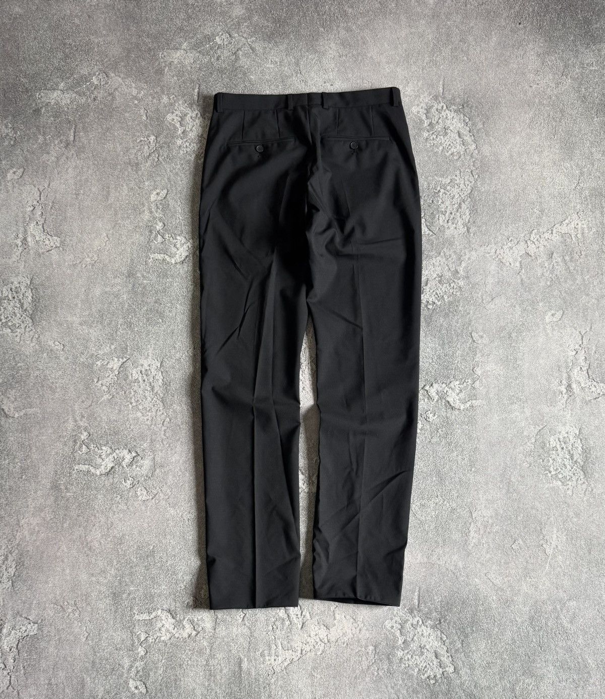 Designer × Hugo × Hugo Boss Hugo Boss IT44/US34R suit black blazer + pants trousers Size 34R - 18 Thumbnail