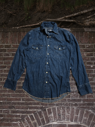 Wrangler Wrangler classic denim western JEANS shirt Size M / US 6-8 / IT 42-44 - 1 Thumbnail