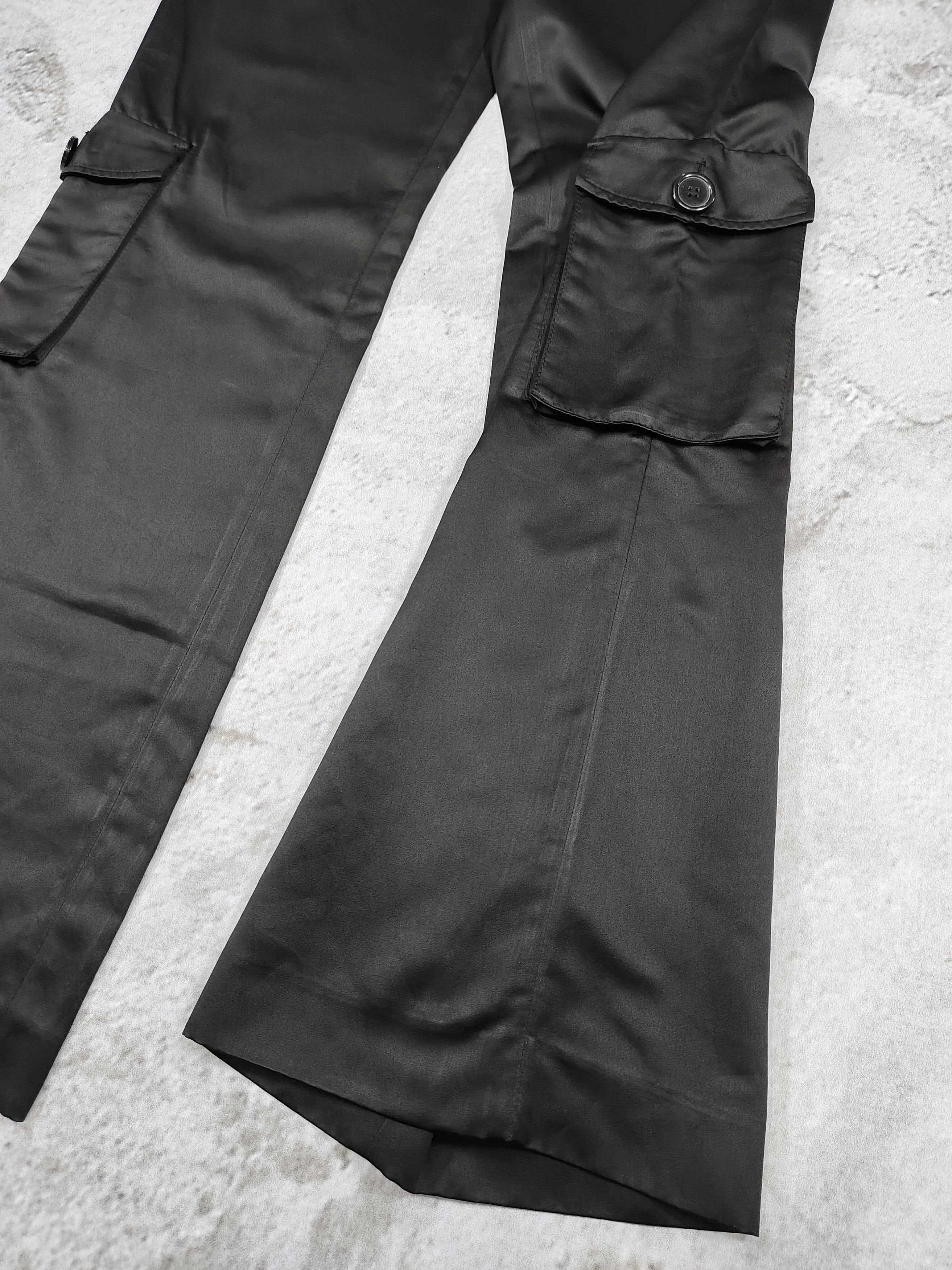 Morgan De Toi 2000s Morgan- Y2K Urban Utilitarian Flare Cargo Pants Size 31" - 3 Thumbnail