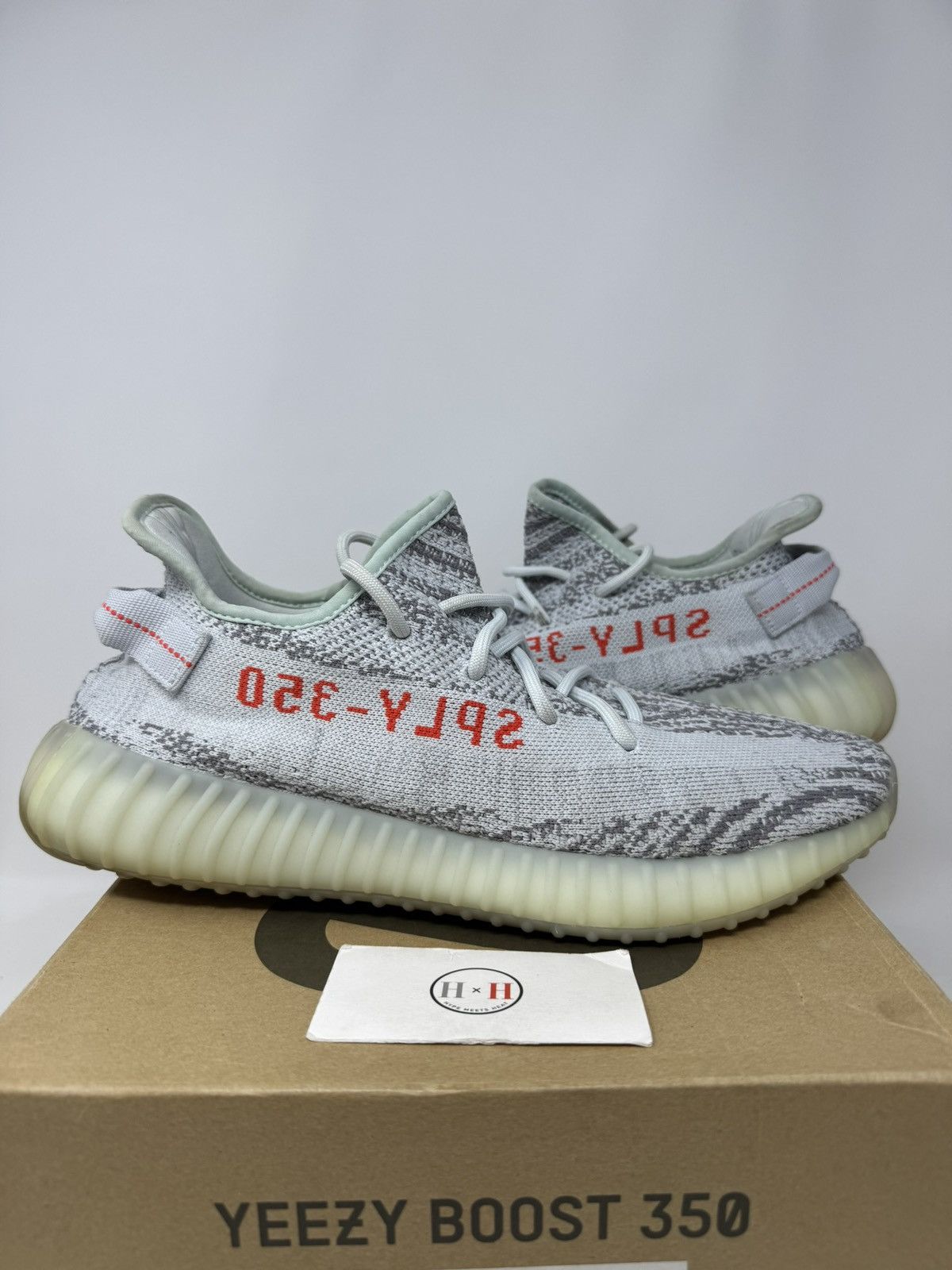 Adidas Yeezy Boost 350 V2 Blue Tint 2017 Size US 11.5 / EU 44-45 - 2 Thumbnail