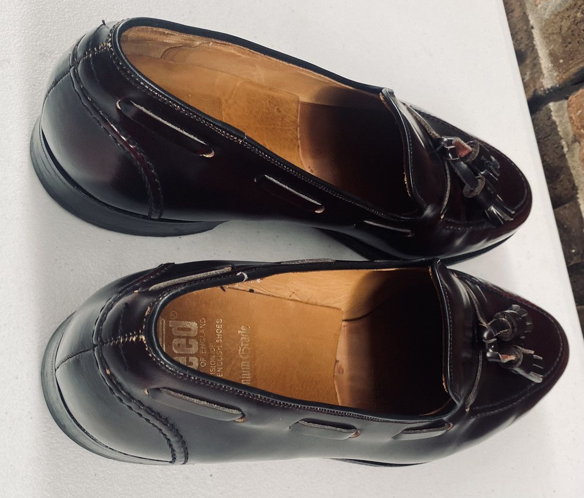 Cheaney Church’s 🇮🇹 RT Cheaney Merlot shell cordovan tassel loafer 12 Size US 12 / EU 45 - 13 Thumbnail