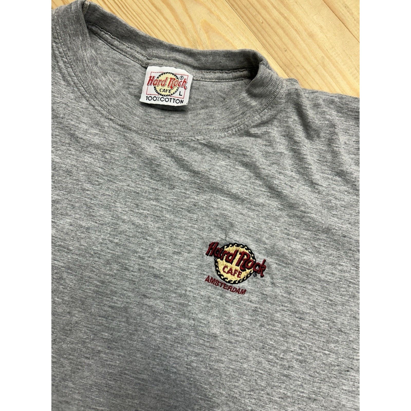 Hard Rock Cafe Vintage Hard Rock Cafe Amsterdam Shirt Size L Embroidered Size US L / EU 52-54 / 3 - 6 Thumbnail