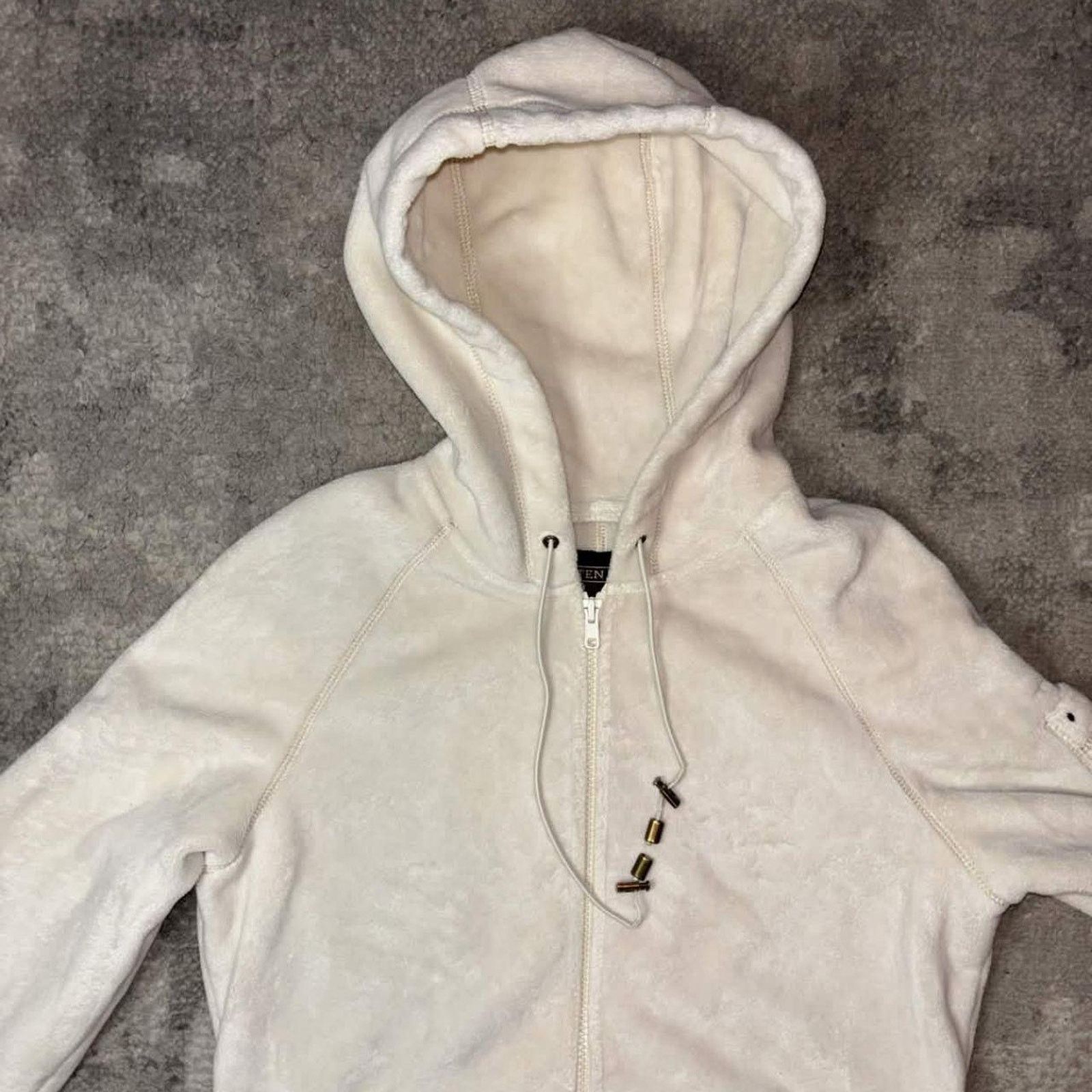 Vintage Y2K Kristen Blake Fleece Velour Zip Up Sweater Size S / US 4 / IT 40 - 4 Thumbnail