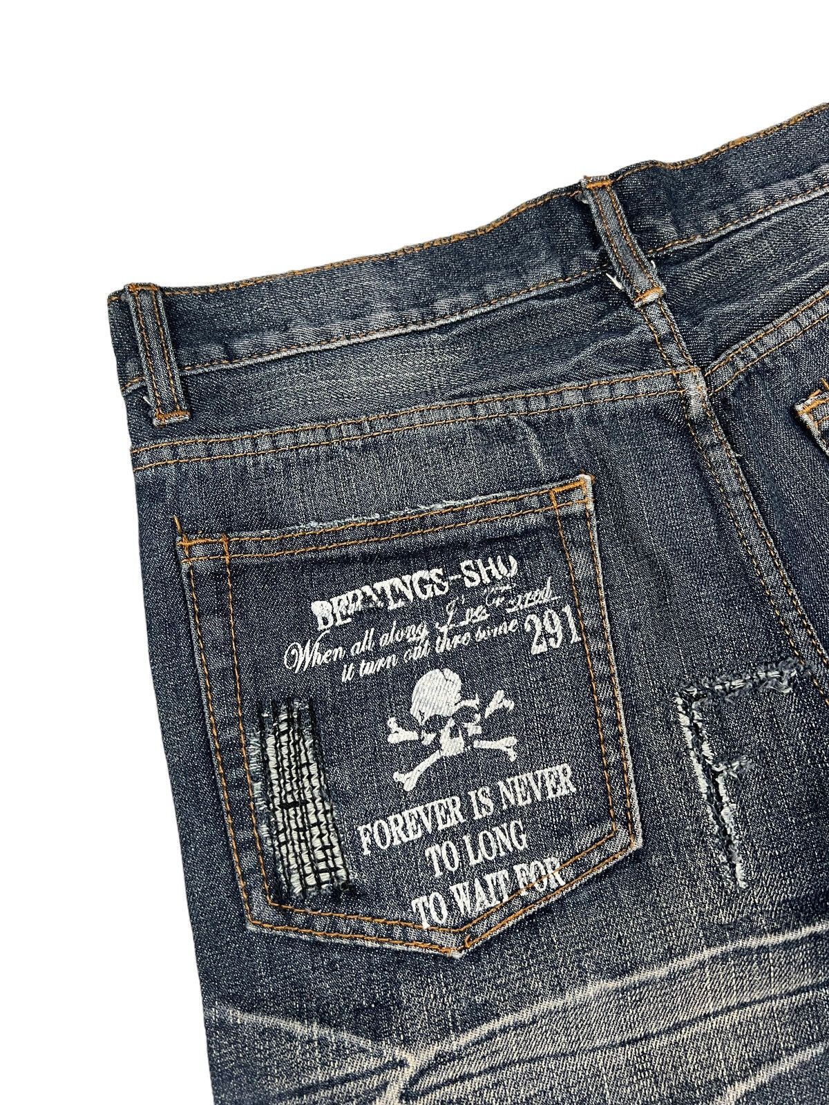 BERNINGS SHO Bernings Sho Poem Denim Size US 33 - 10 Thumbnail