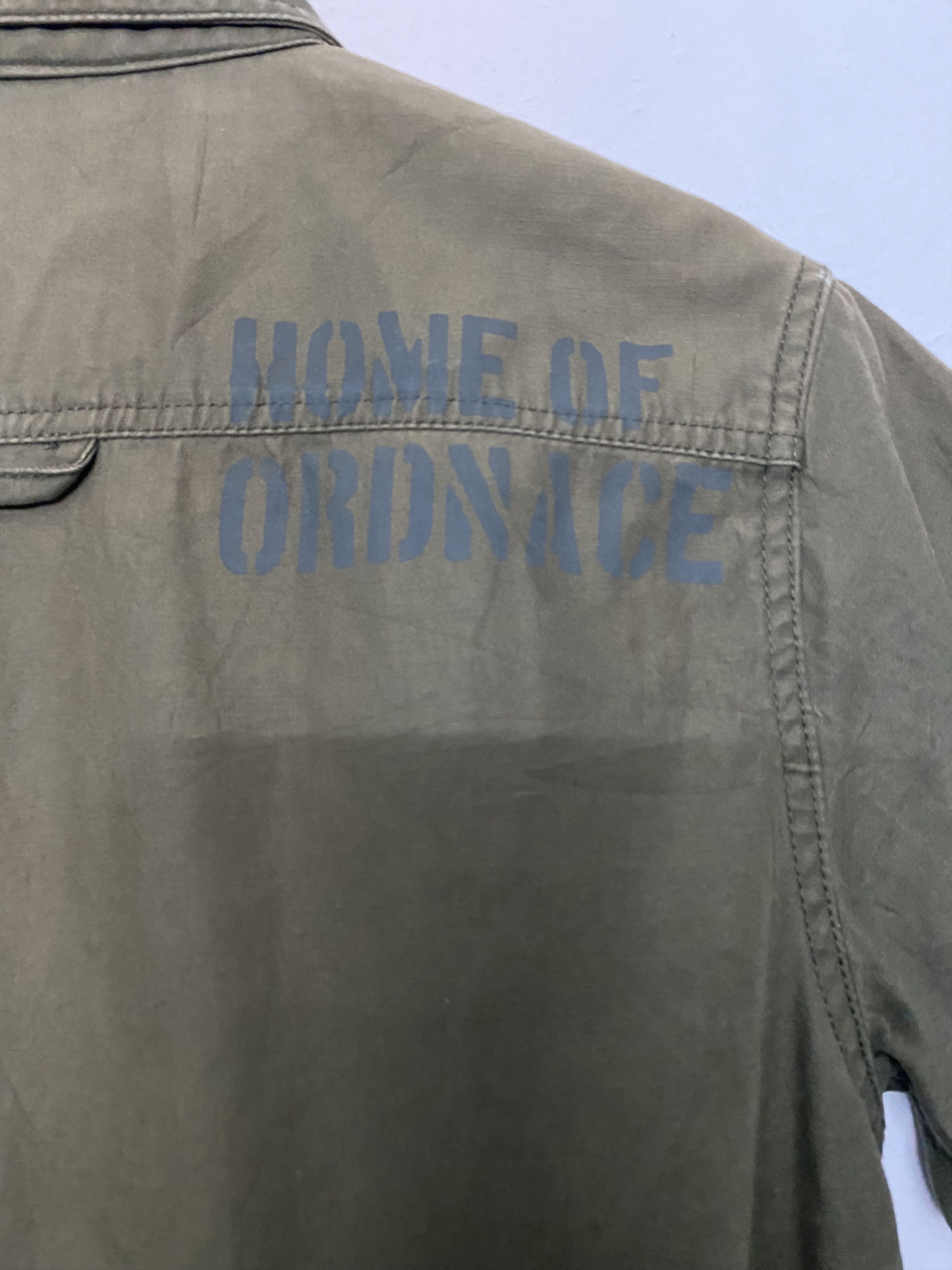 Other Houston Army Green Utility Shirt U.S. ARMY Patch Workwear Size US S / EU 44-46 / 1 - 10 Thumbnail