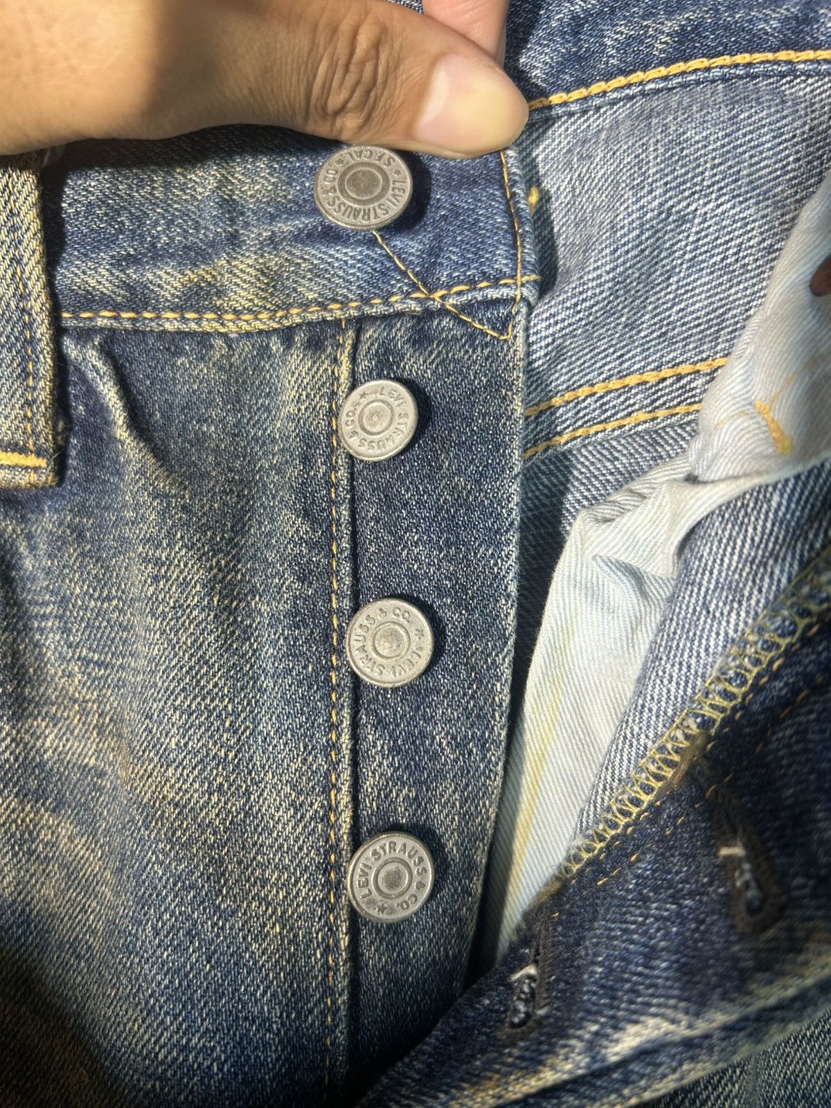Levi's Vintage Clothing Levi’s vintage clothing japan selvedge mudmax denim Size US 31 - 5 Thumbnail