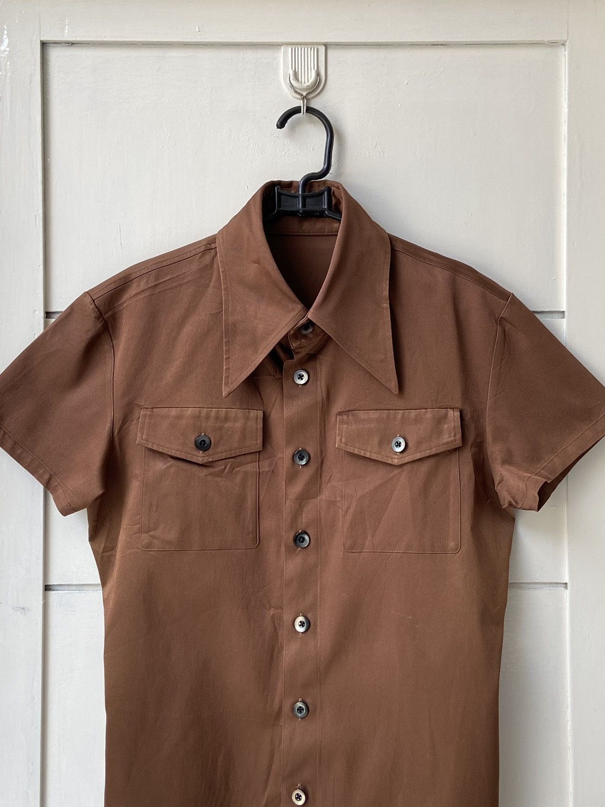 5351 POUR LES HOMMES 5351 Pour Les Hommes Brown Shirt Size US S / EU 44-46 / 1 - 2 Thumbnail