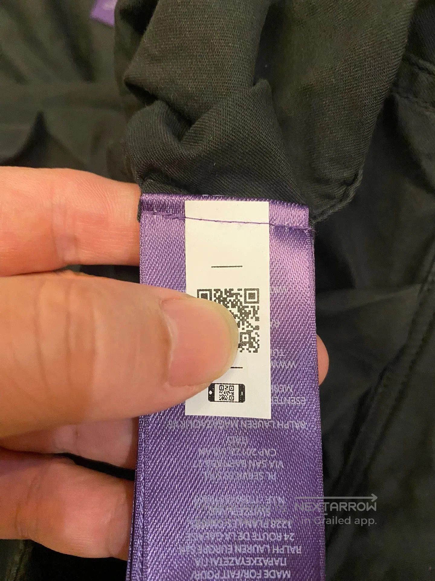 Polo Ralph Lauren Black Button. Size US M / EU 48-50 / 2 - 6 Thumbnail